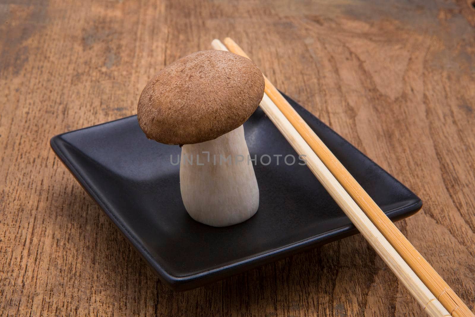 King Oyster mushrooms isolated on white background