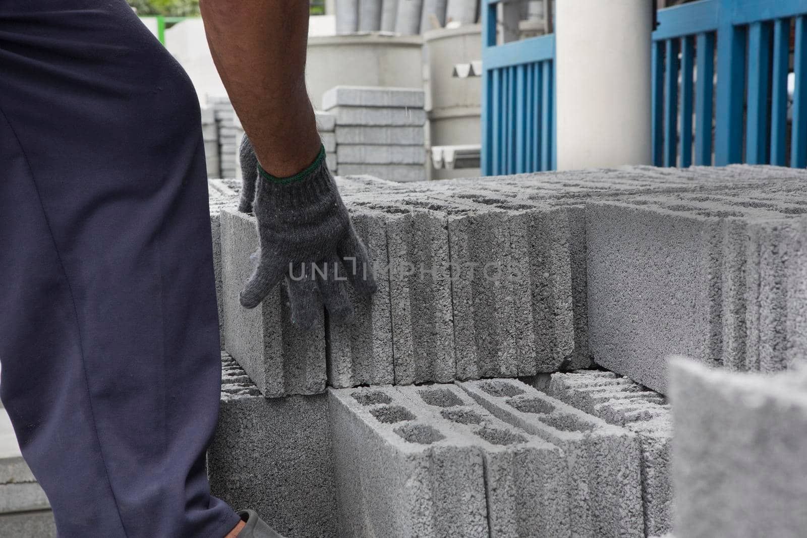 Bricks used in the construction by titipong