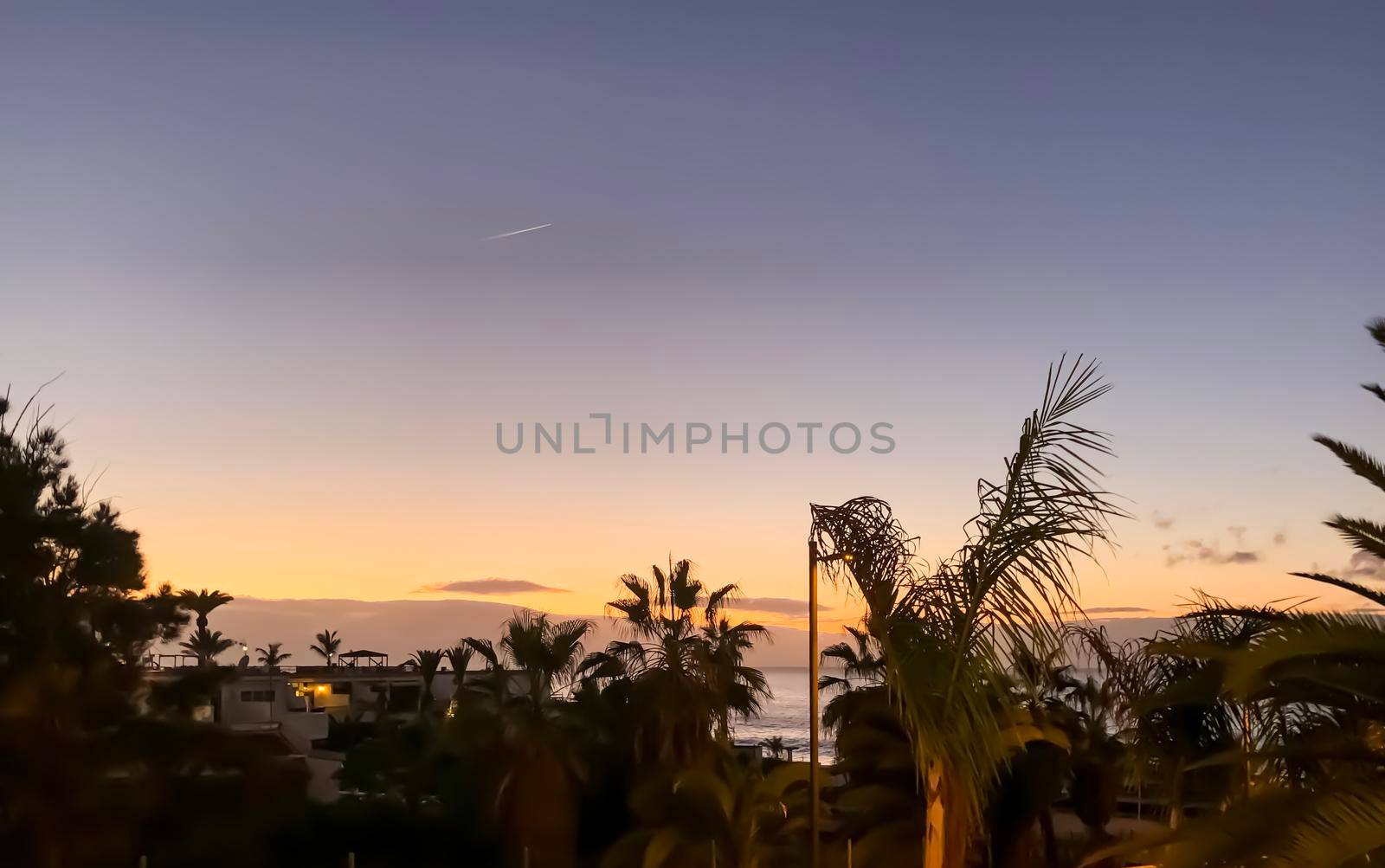 Sunset on Tenerife. High quality photo