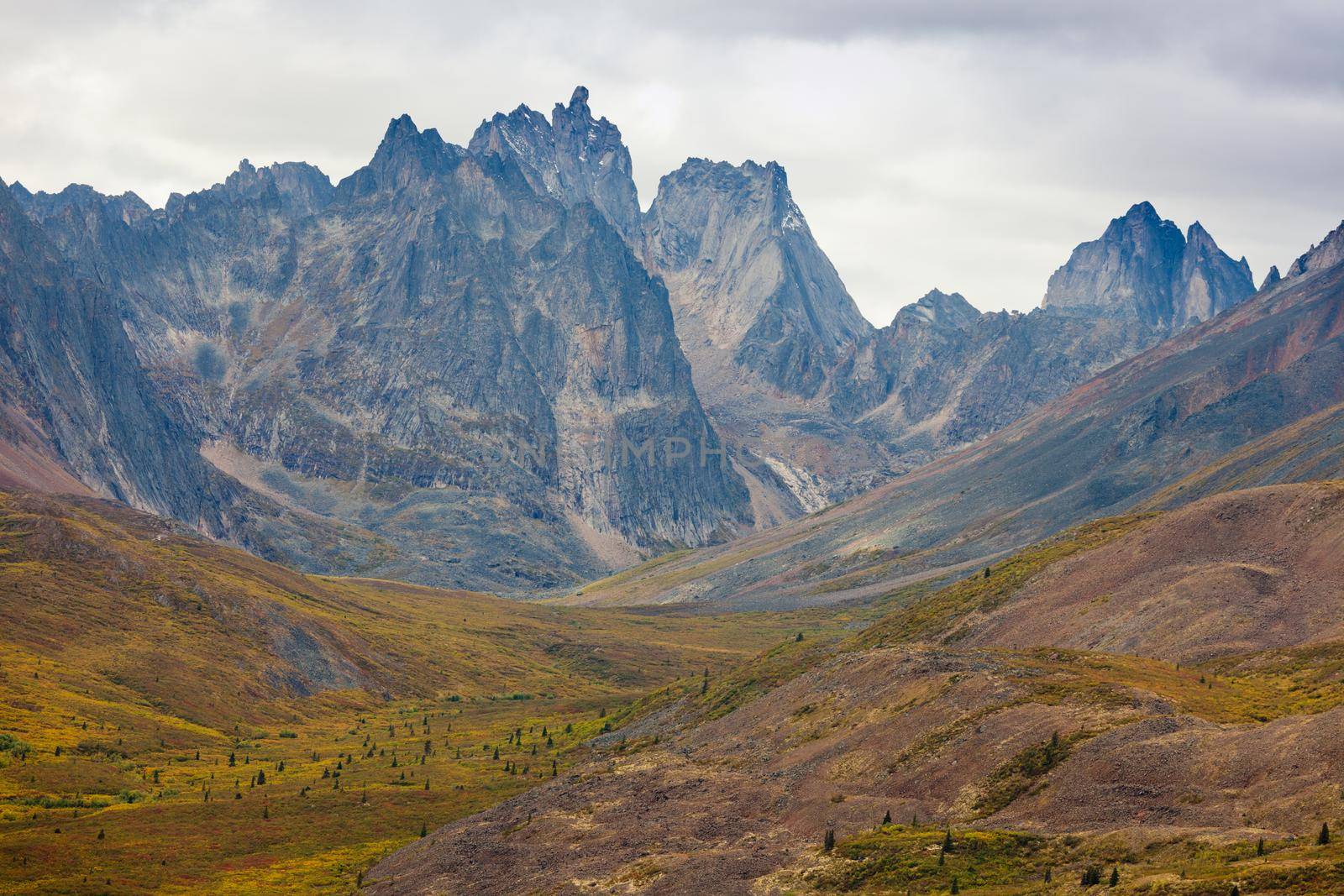 Tombstone Mountain range Yukon Territory Canada by PiLens