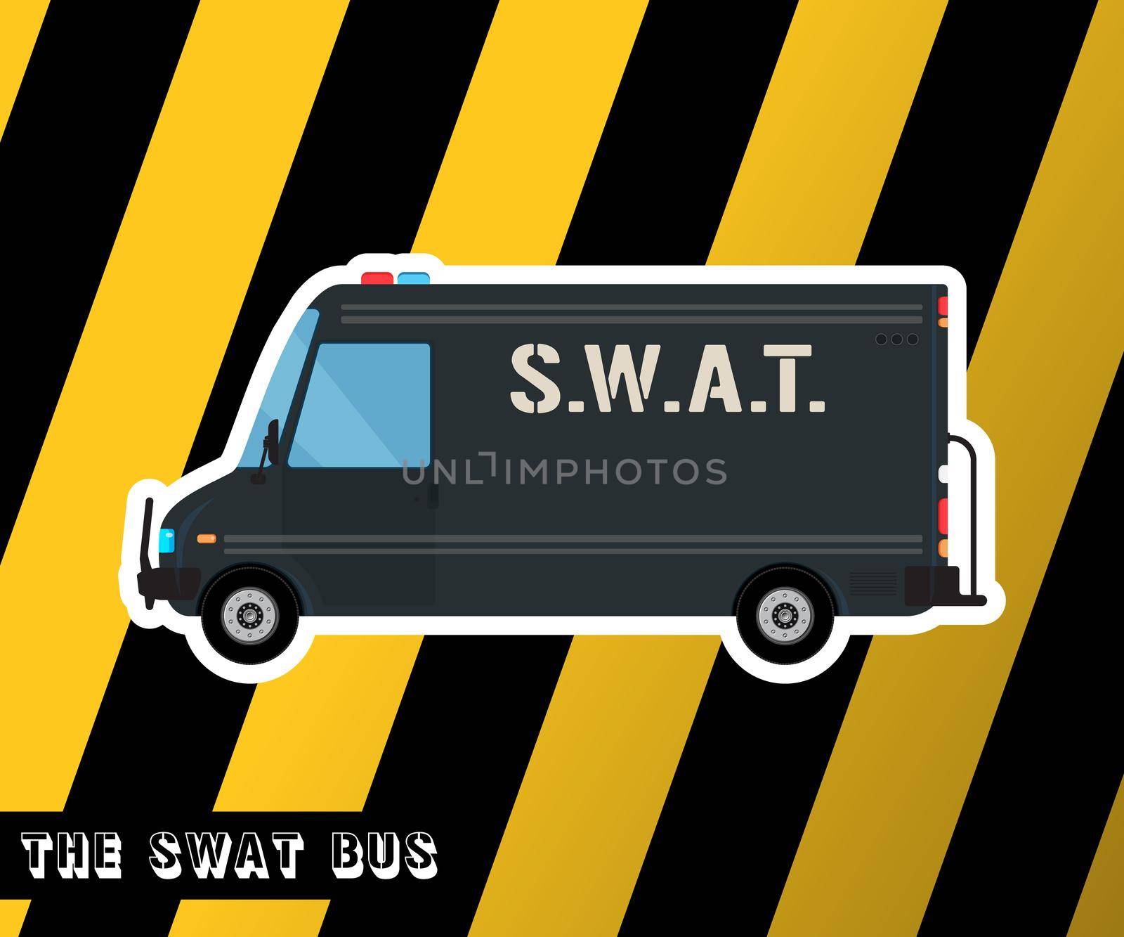 Swat police bus by Bobnevv