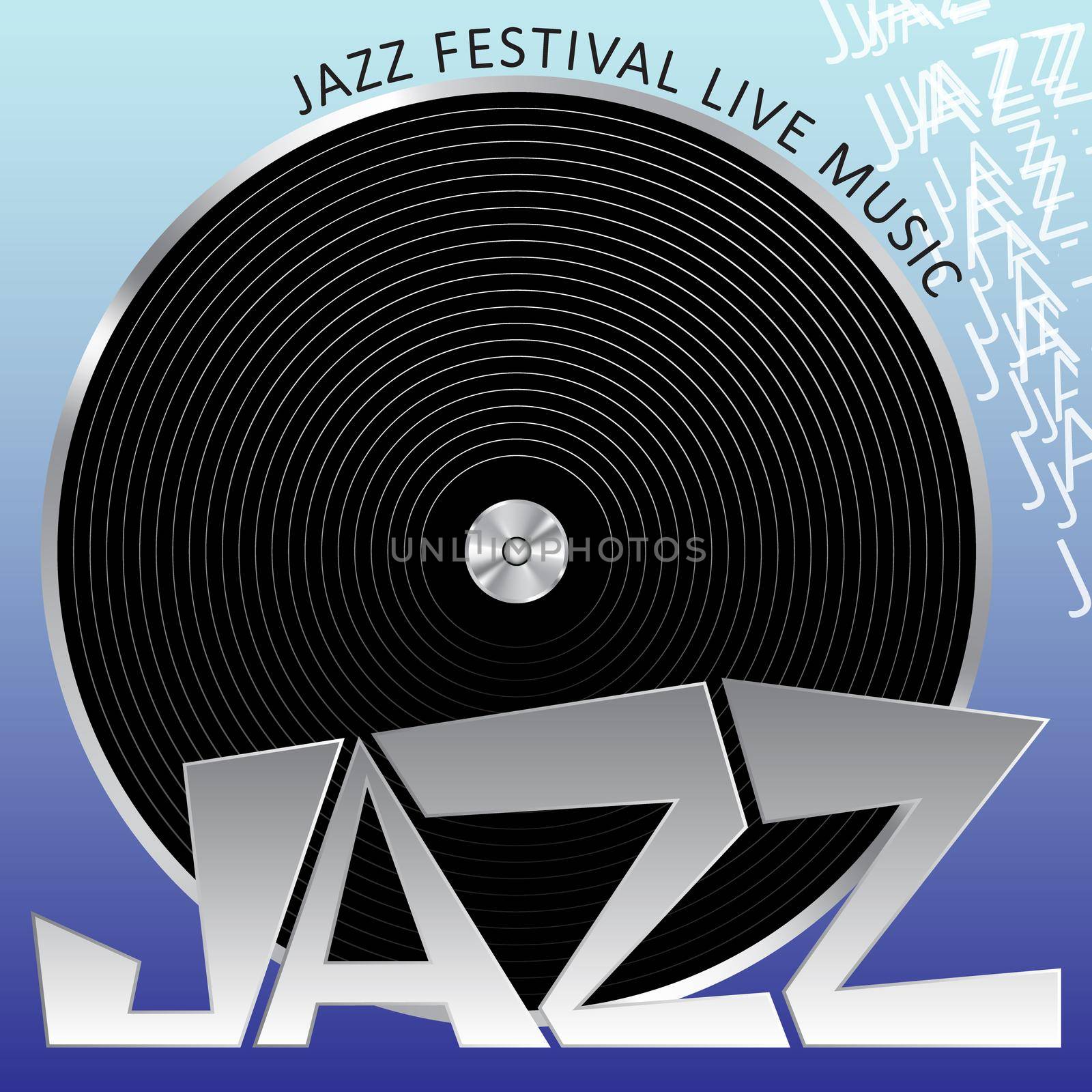 An example of a poster for a jazz festival.