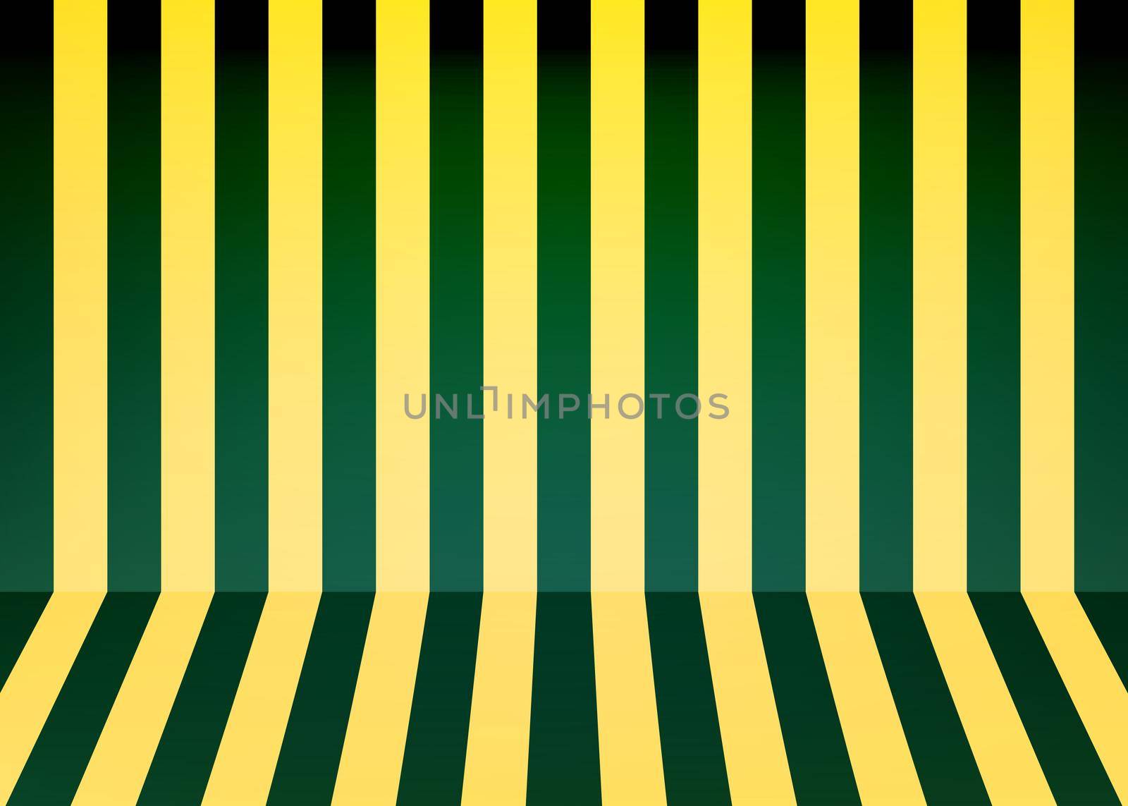 Abstract color stripes background, room interior. Vector illustration.