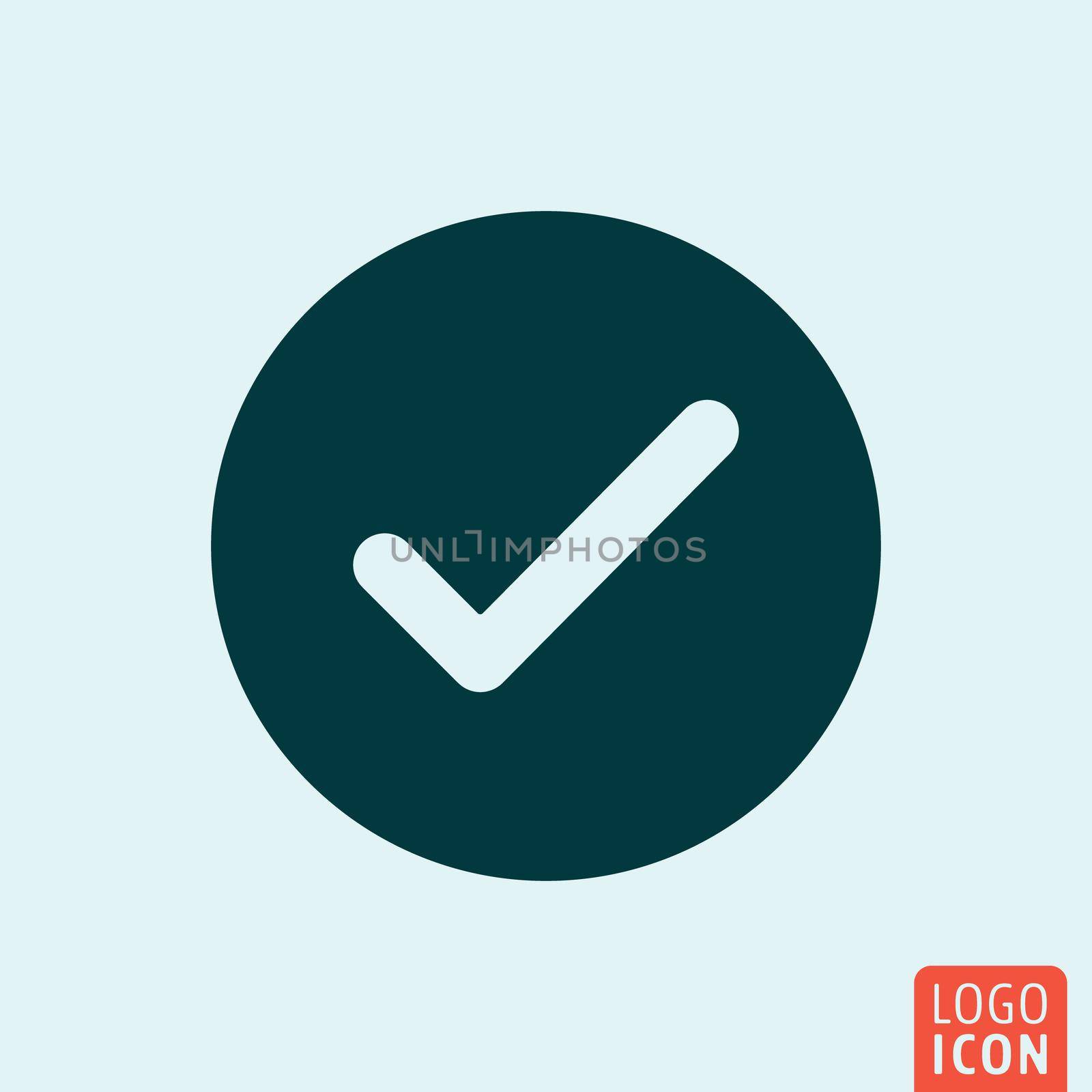 Exclamation Icon. Exclamation logo. Exclamation symbol. Minimal icon design. Vector illustration