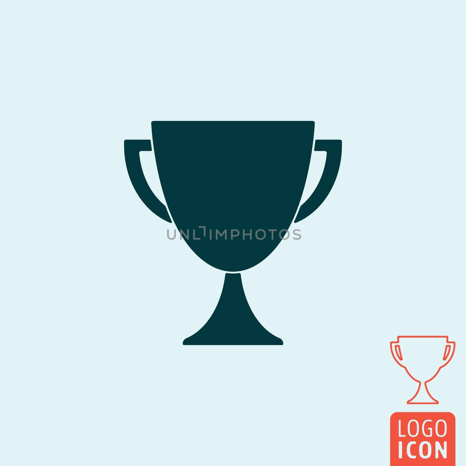 Trophy icon isolated by Bobnevv