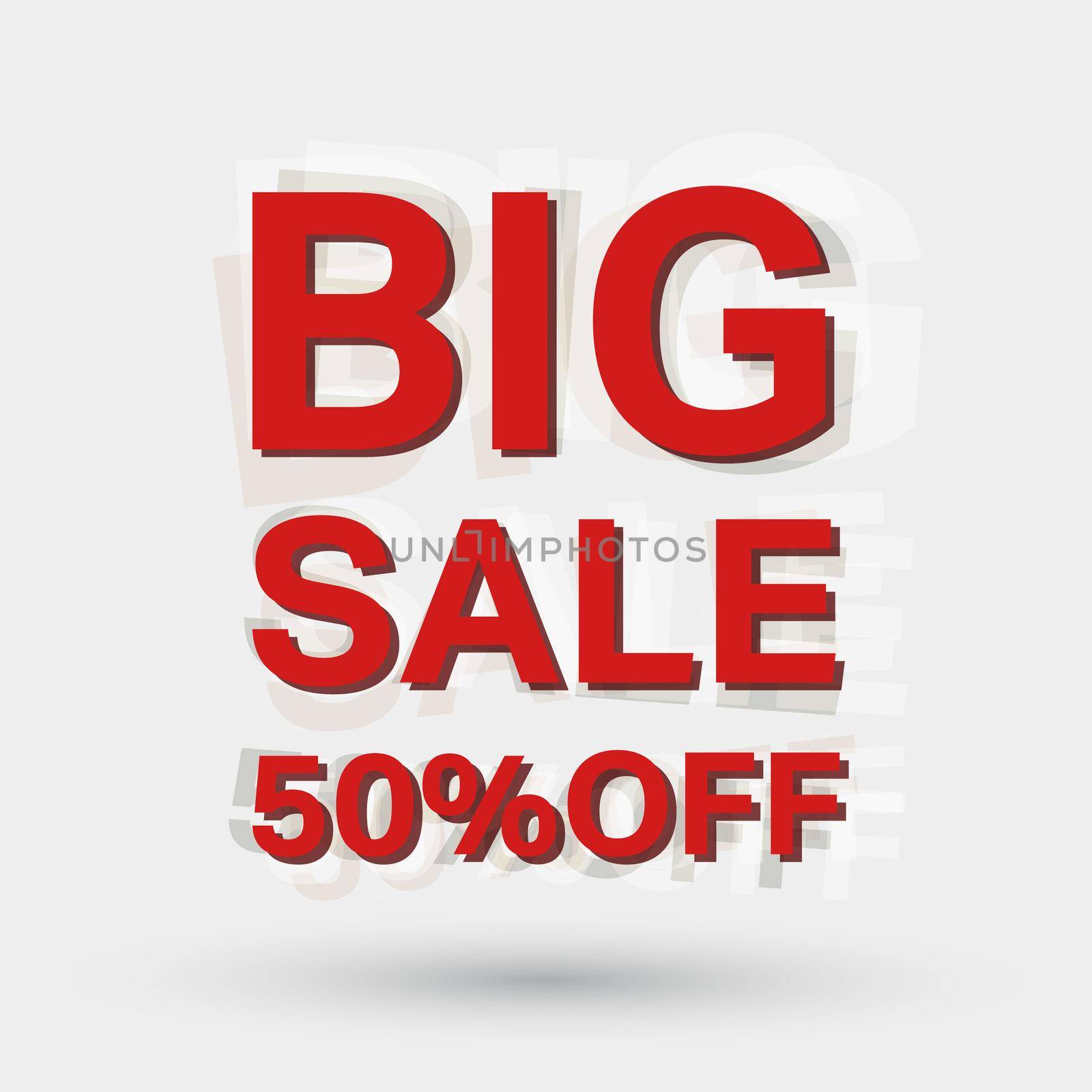 Sale banner. Big Sale tag. Special offer. Sale icon. Web sale sticker. Vector illustration.