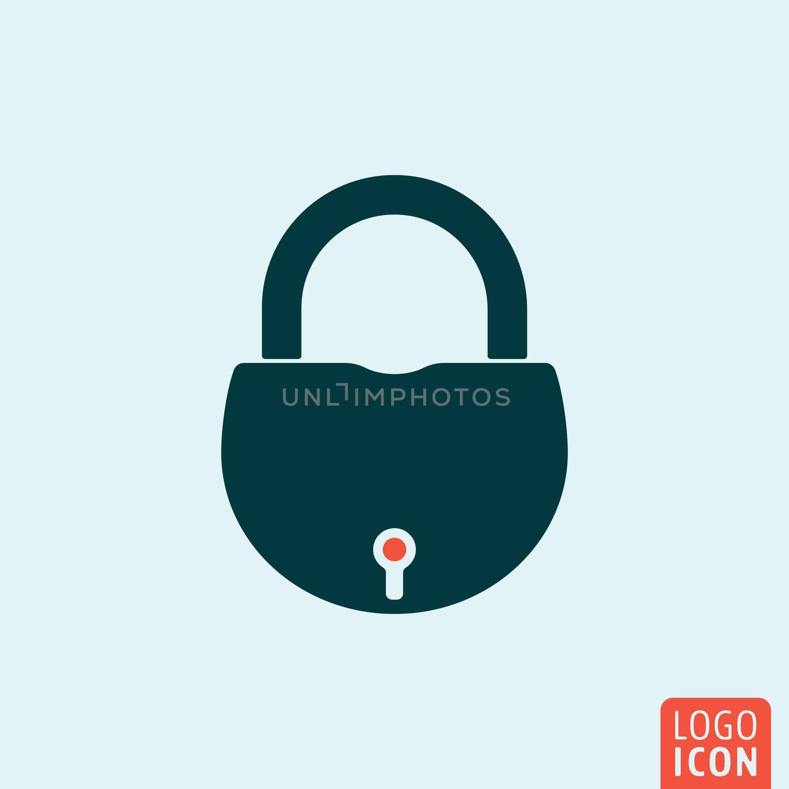 Lock icon isolated by Bobnevv