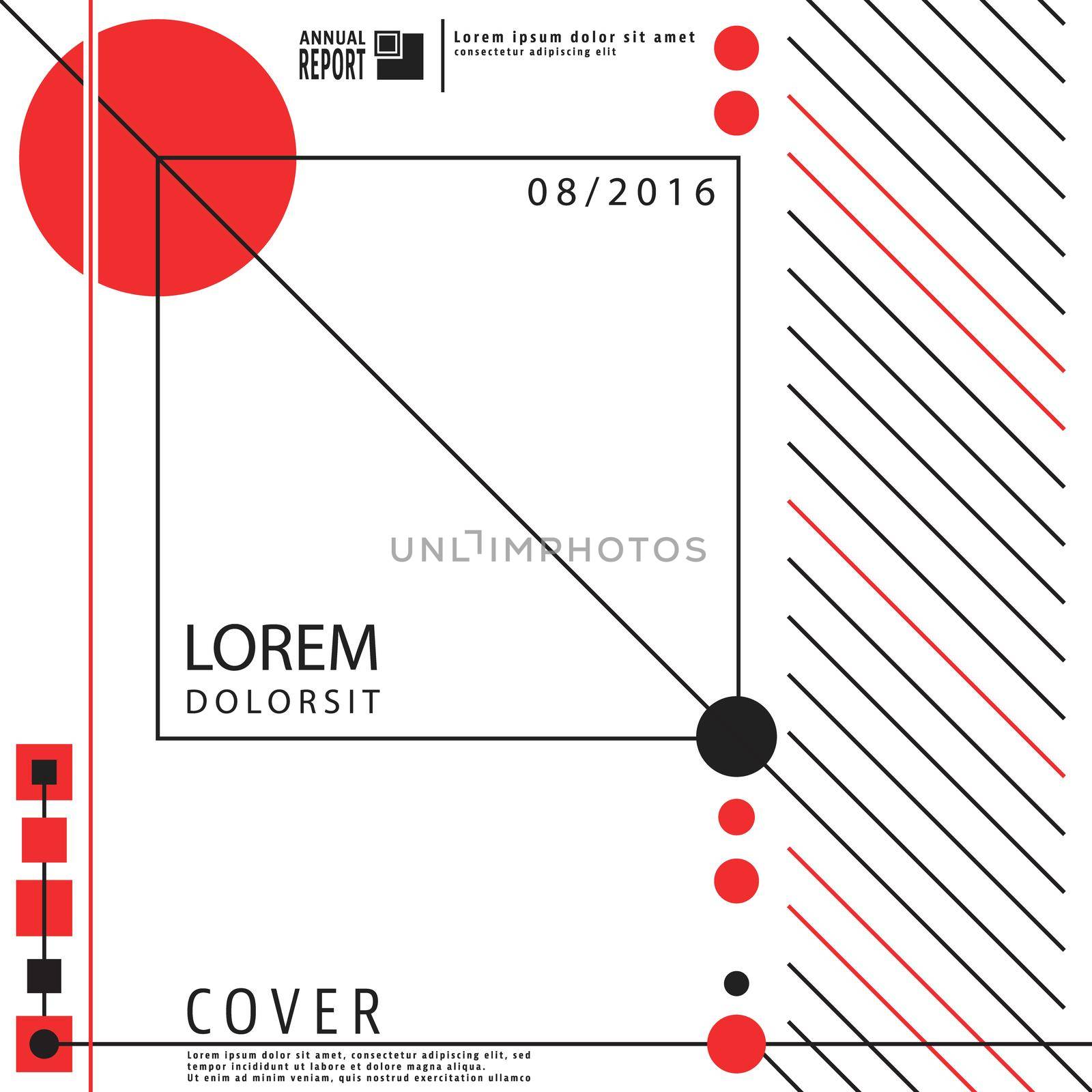 Geometry background for cover brochures, posters, flyers and banner. Vector illustration.
