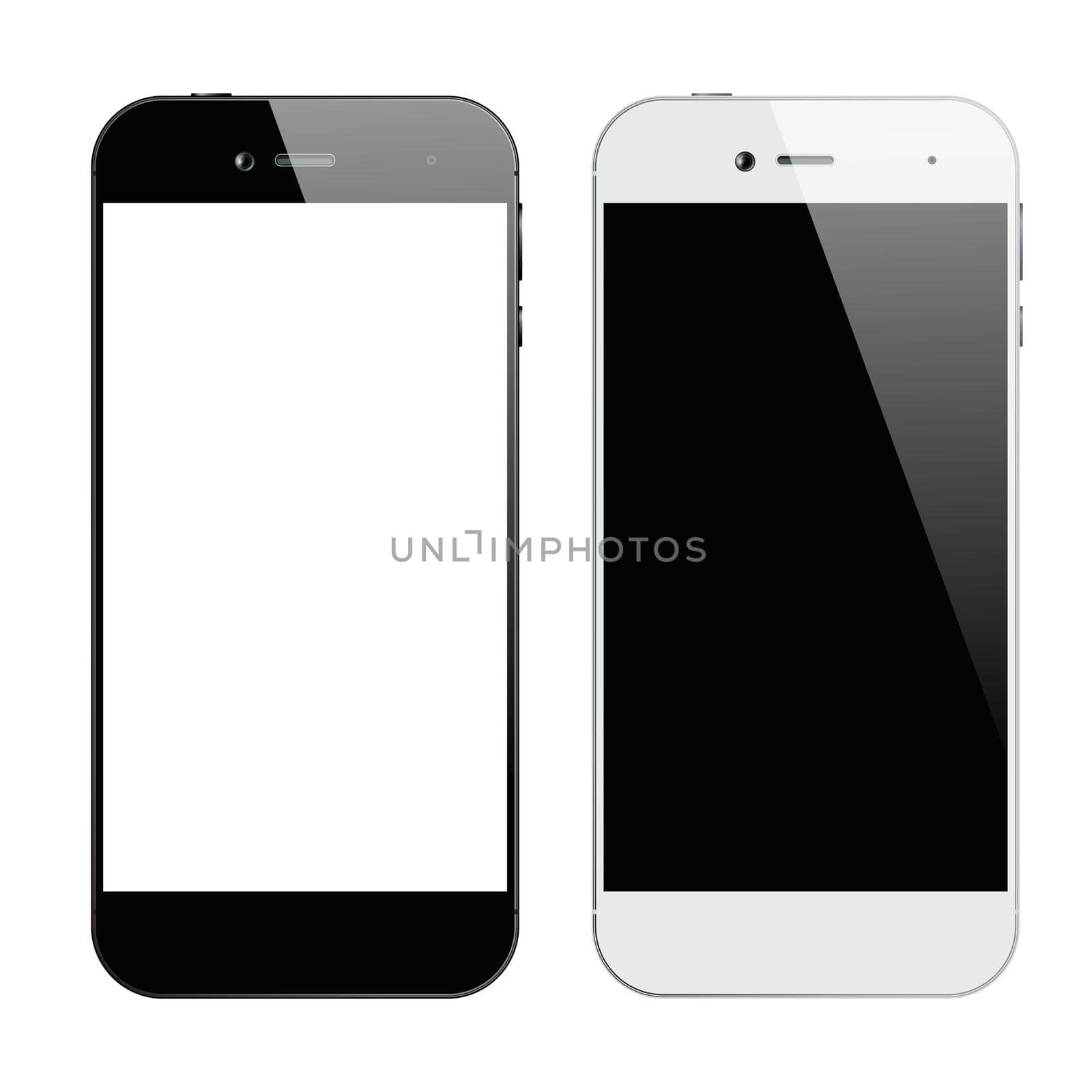 Smartphones black white by Bobnevv