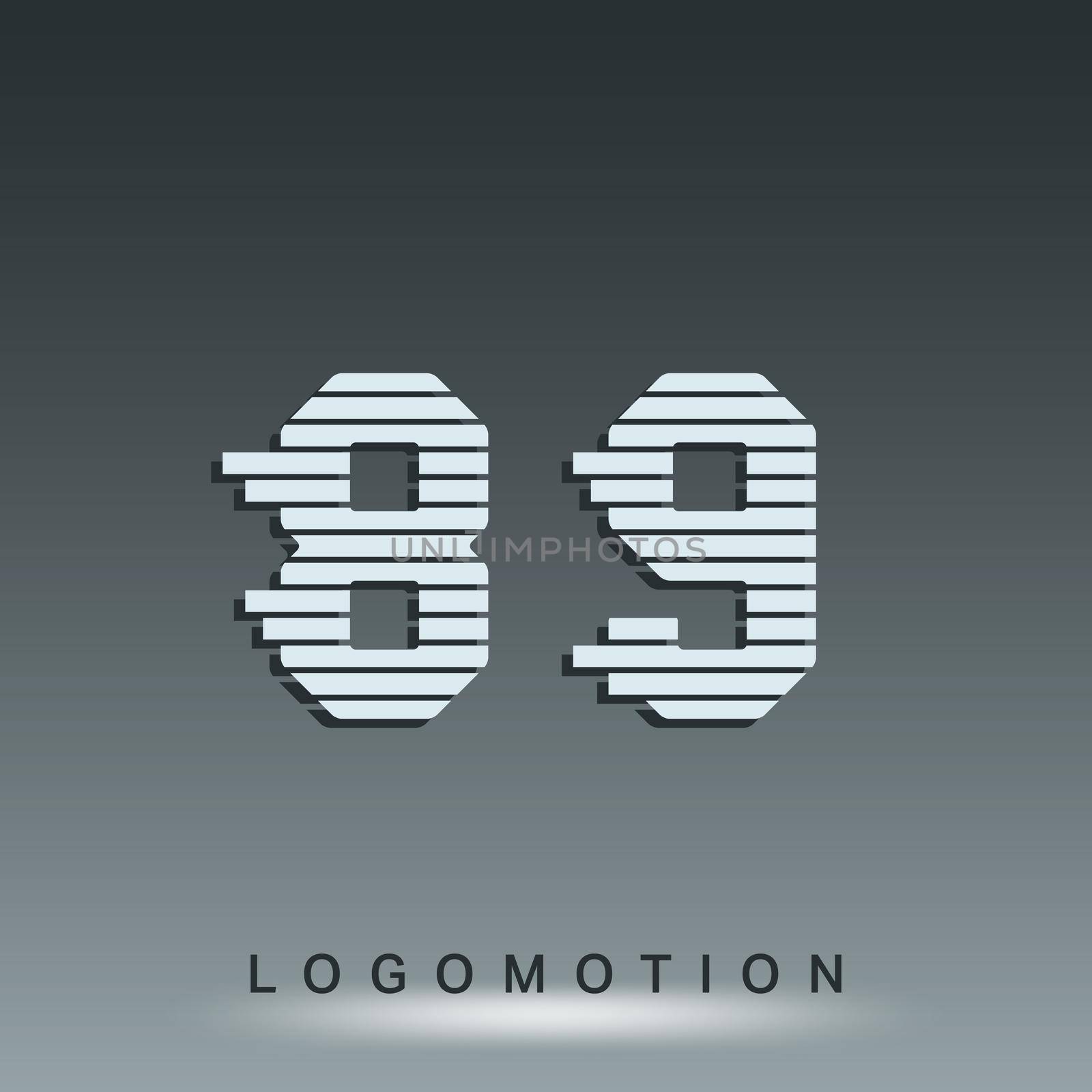 Logotype font template by Bobnevv