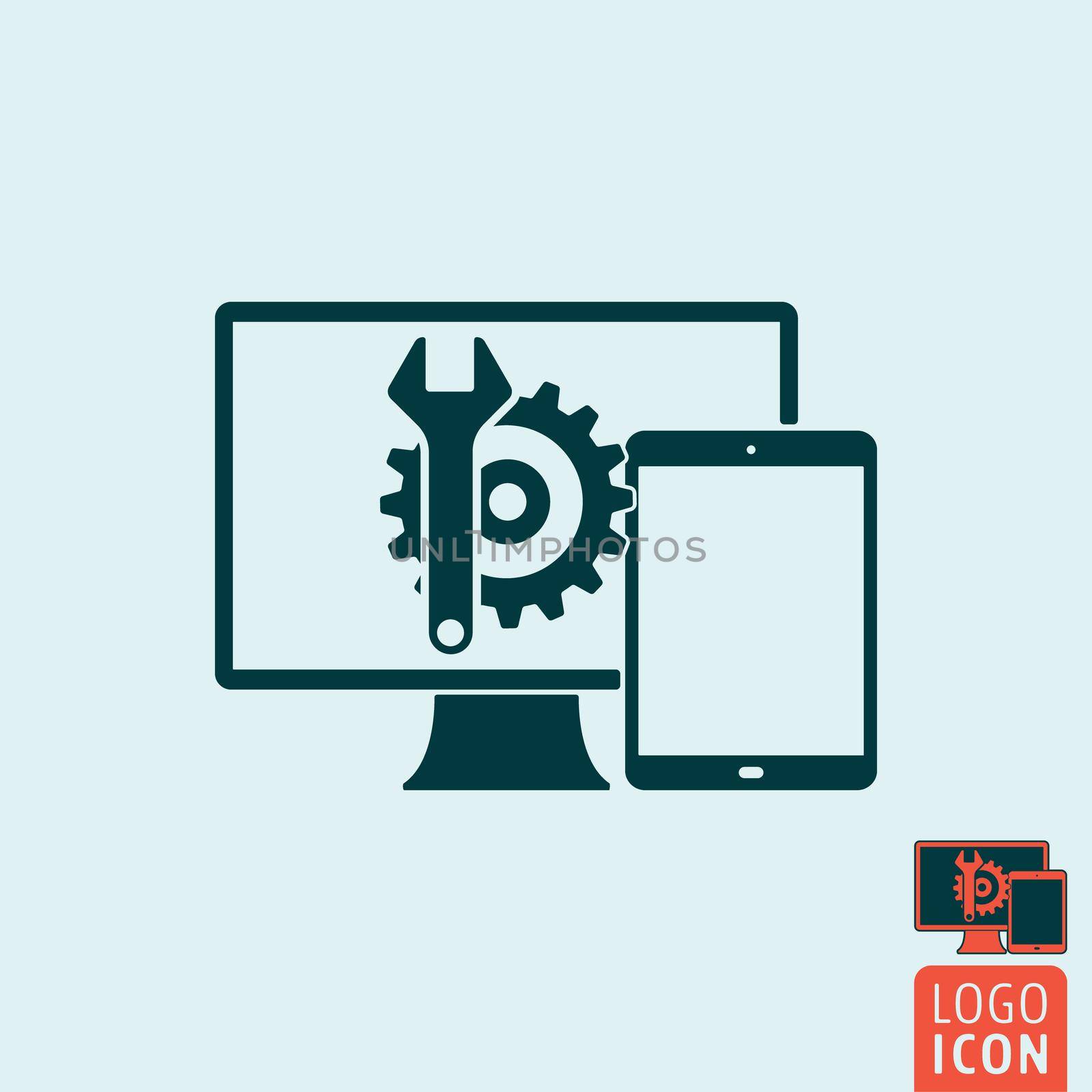 Support icon. Technical support symbol. Vector illustration