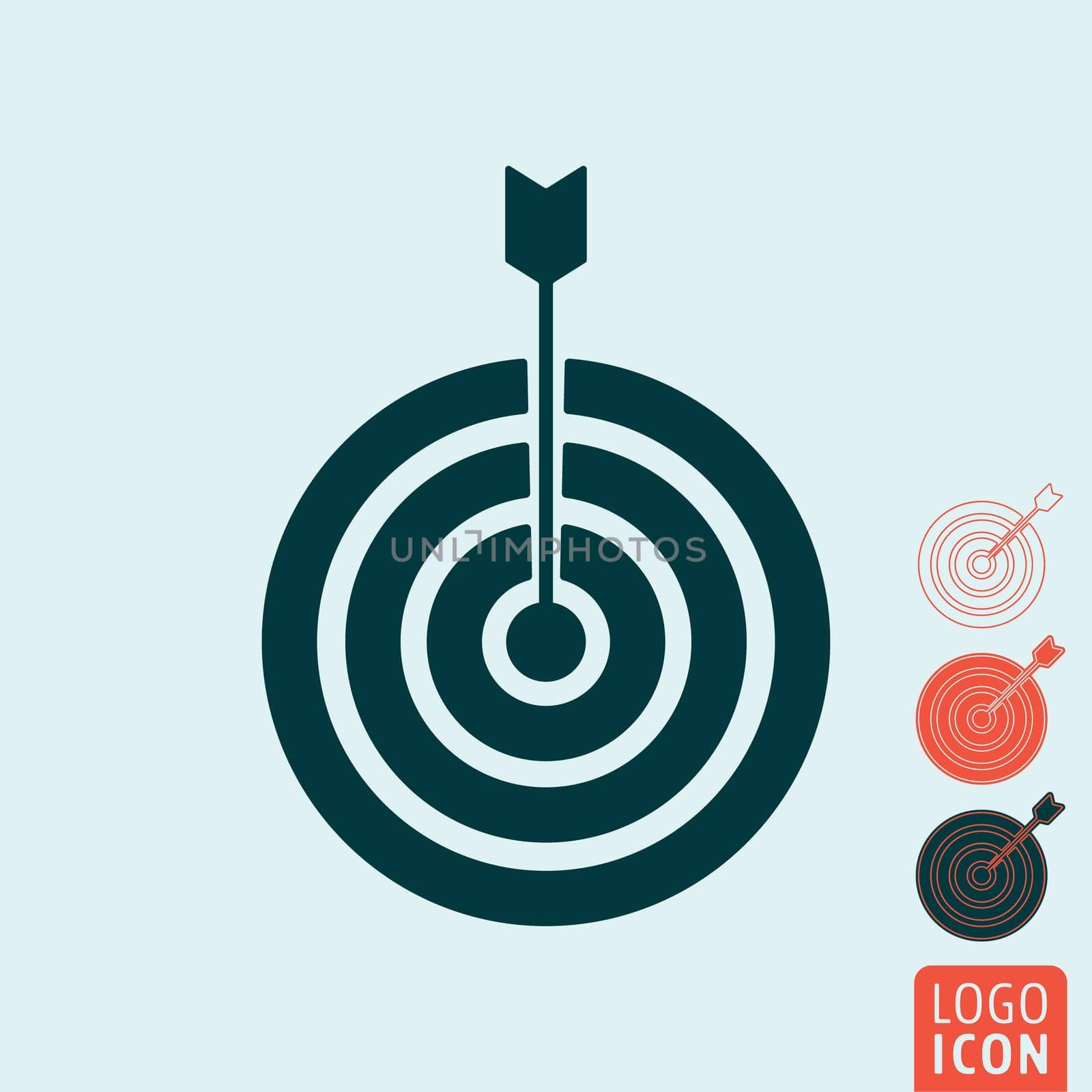 Target icon isolated by Bobnevv