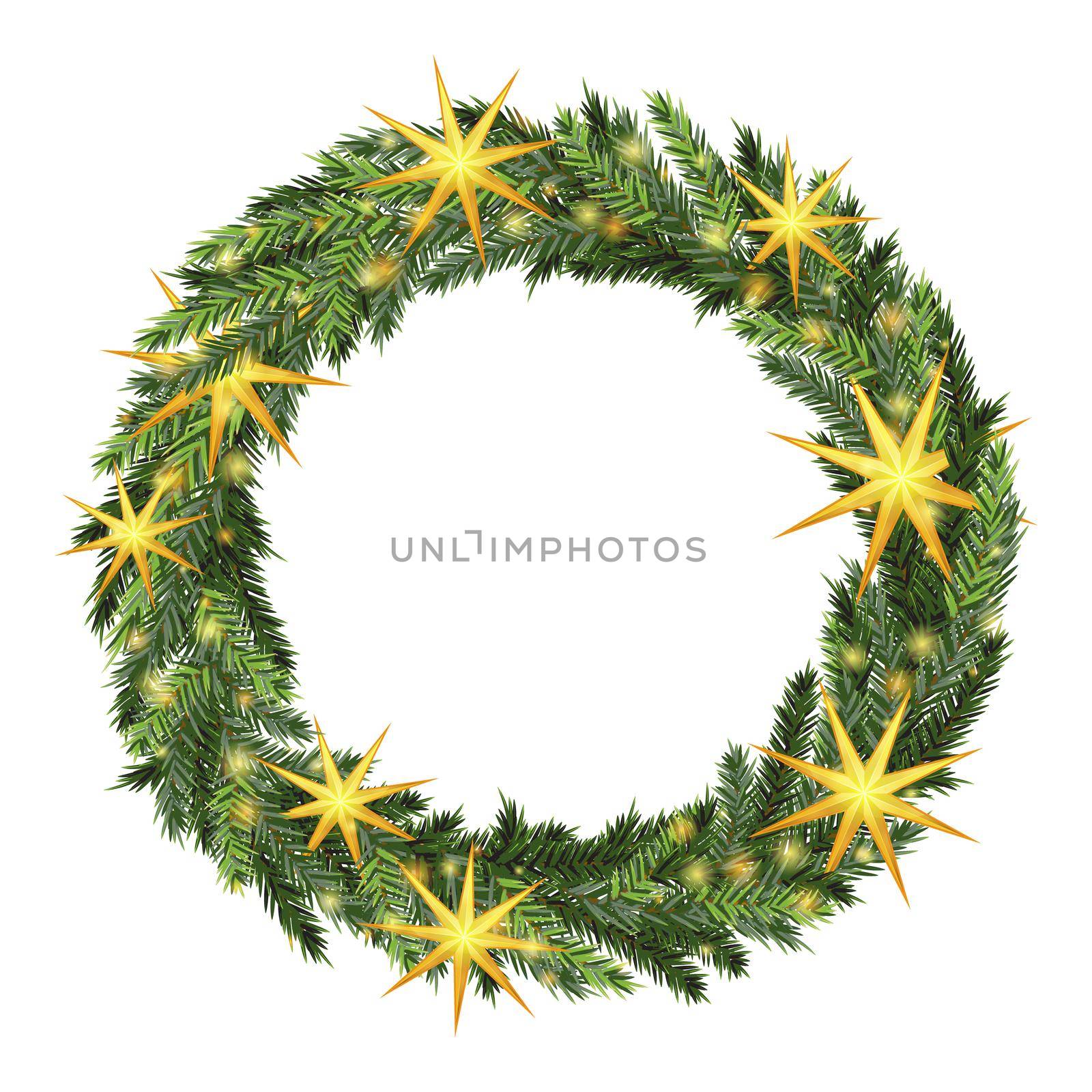 Christmas wreath template by Bobnevv
