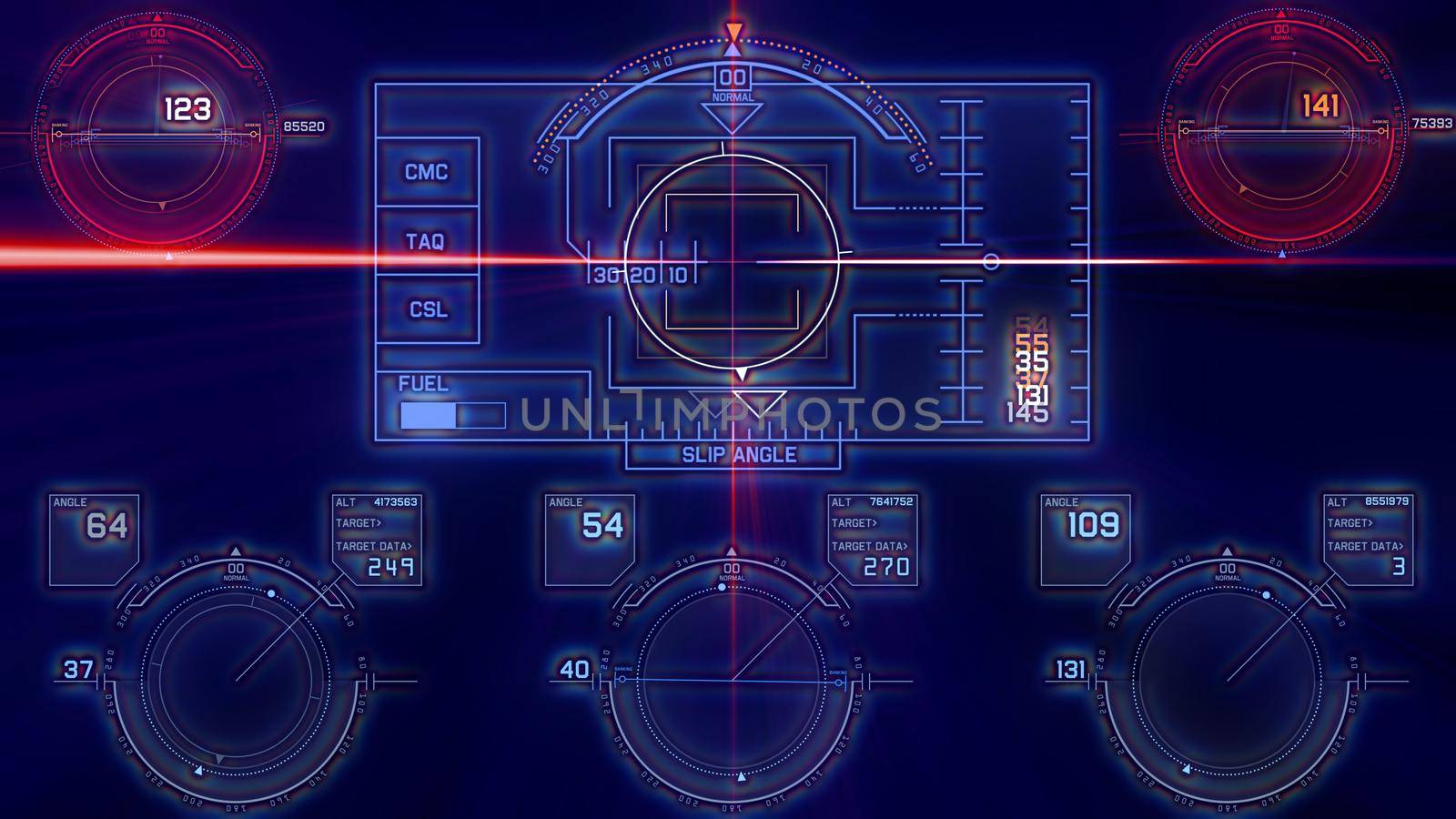 flight control panel instrument navigation by alex_nako