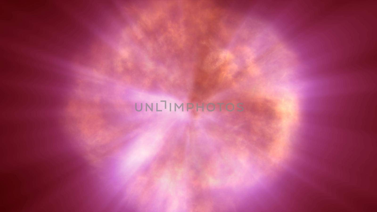 fire flame explosion in space, abstract illustration