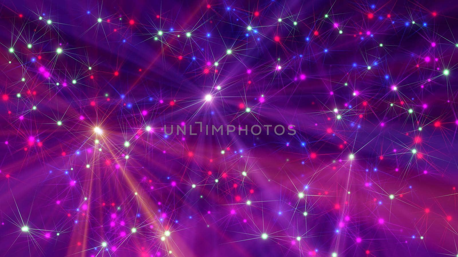 laser ray light neon rays illustration render