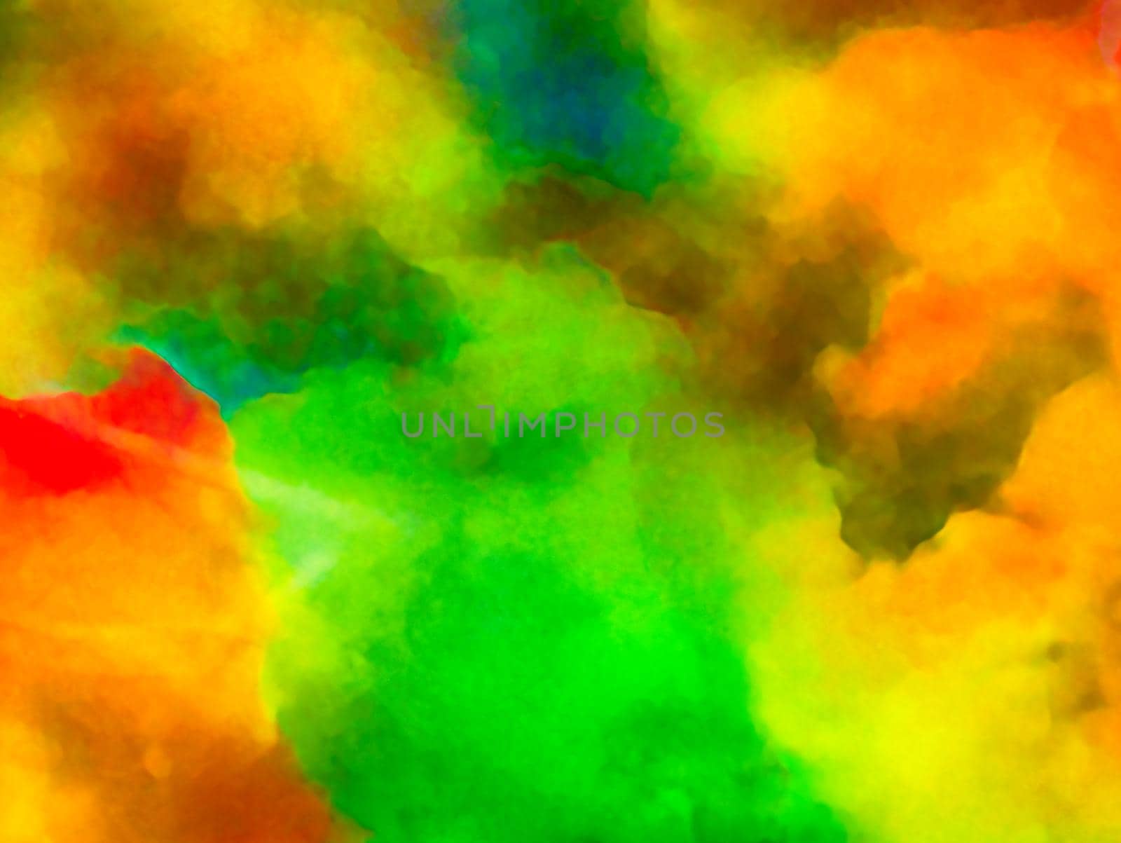 Abstract colorful watercolor for background by bormash