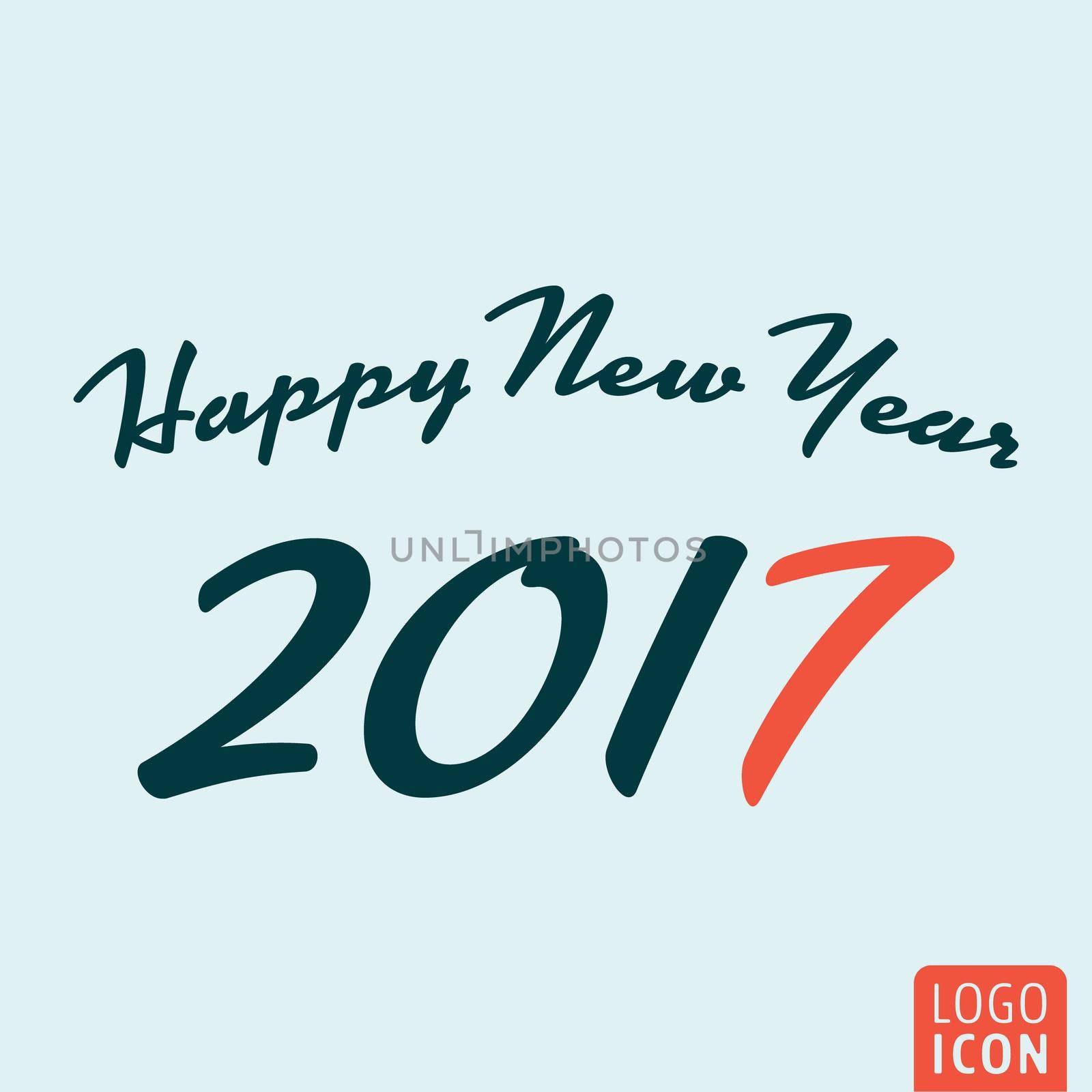 New year 2017 icon by Bobnevv