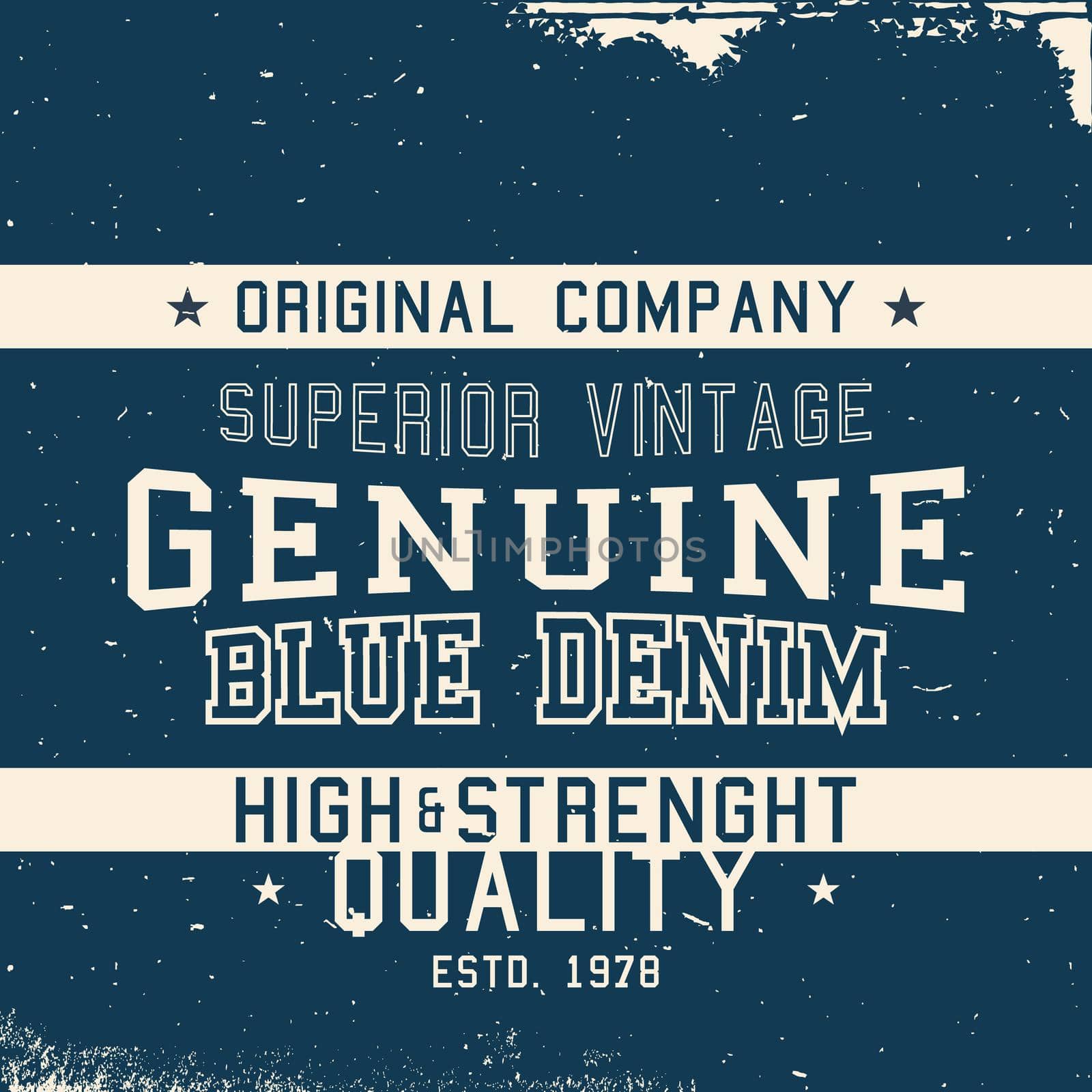 Vintage deim label by Bobnevv
