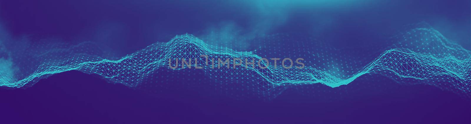 Music abstract background blue. Equalizer for music, showing sound waves with music waves, music background equalizer concept. by DmytroRazinkov