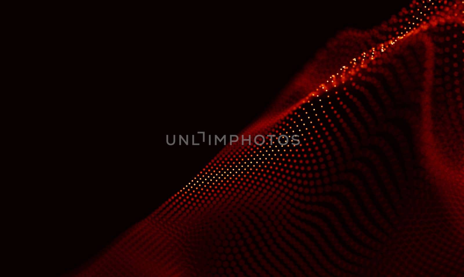 Abstract Black Geometrical Background . Connection structure. Science background. Futuristic Technology HUD Element . onnecting dots and lines . Big data visualization and Business .