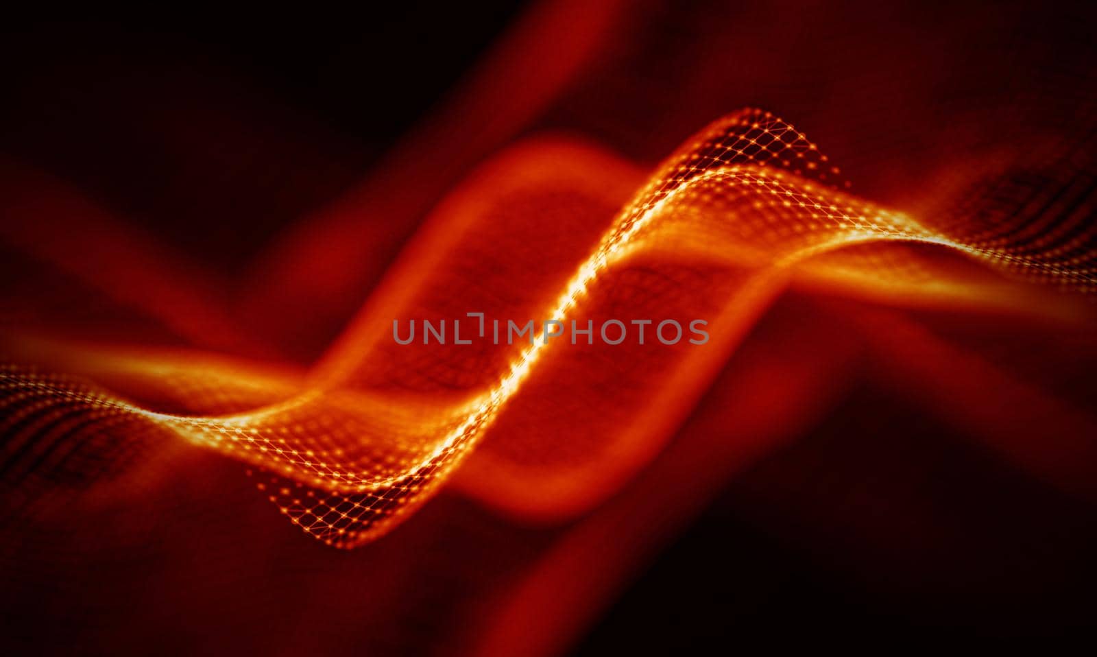 Abstract Black Geometrical Background . Connection structure. Science background. Futuristic Technology HUD Element . onnecting dots and lines . Big data visualization and Business .
