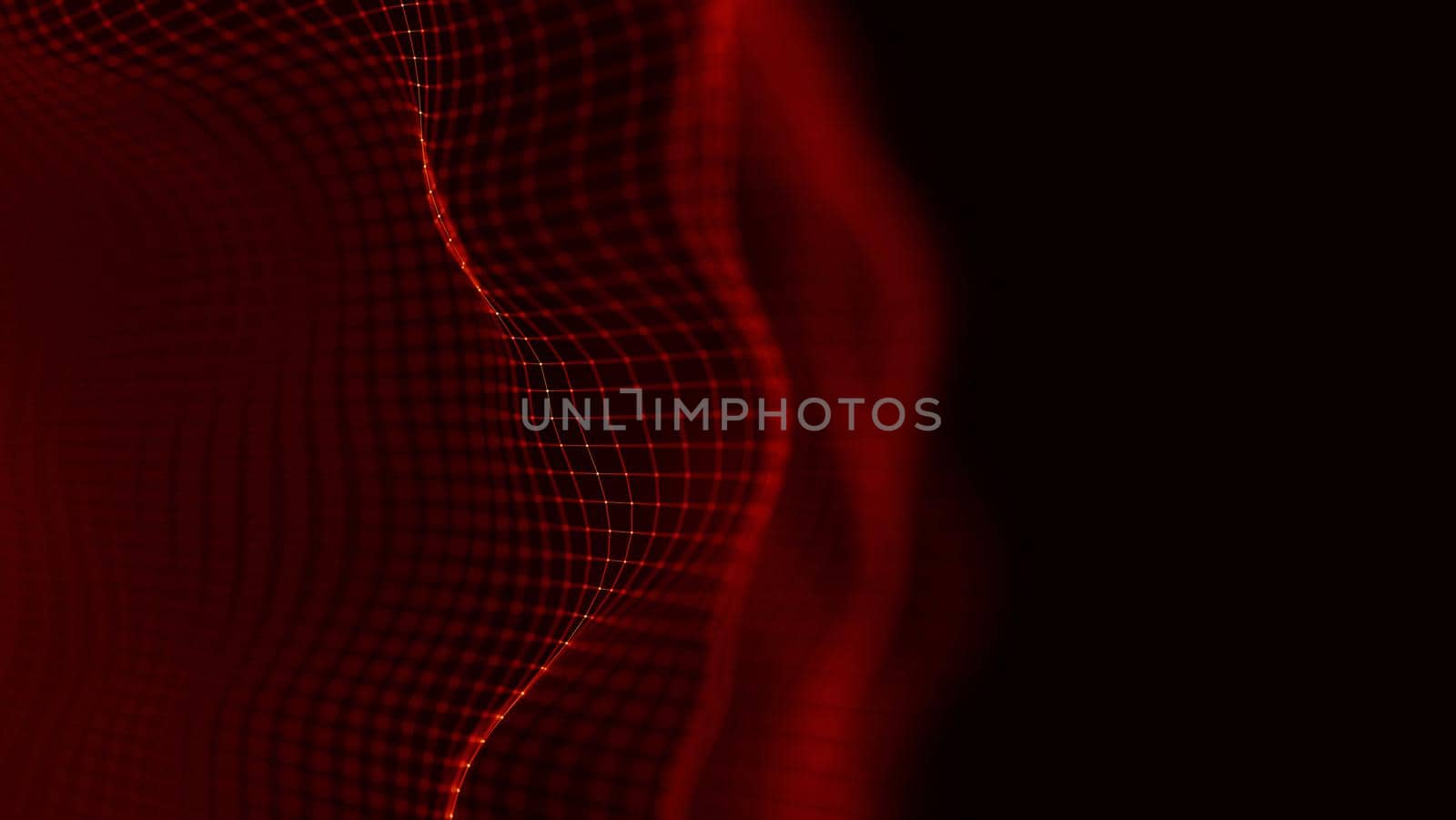 Abstract Red Geometrical Background . Connection structure. Science background. Futuristic Technology HUD Element . ?onnecting dots and lines .
