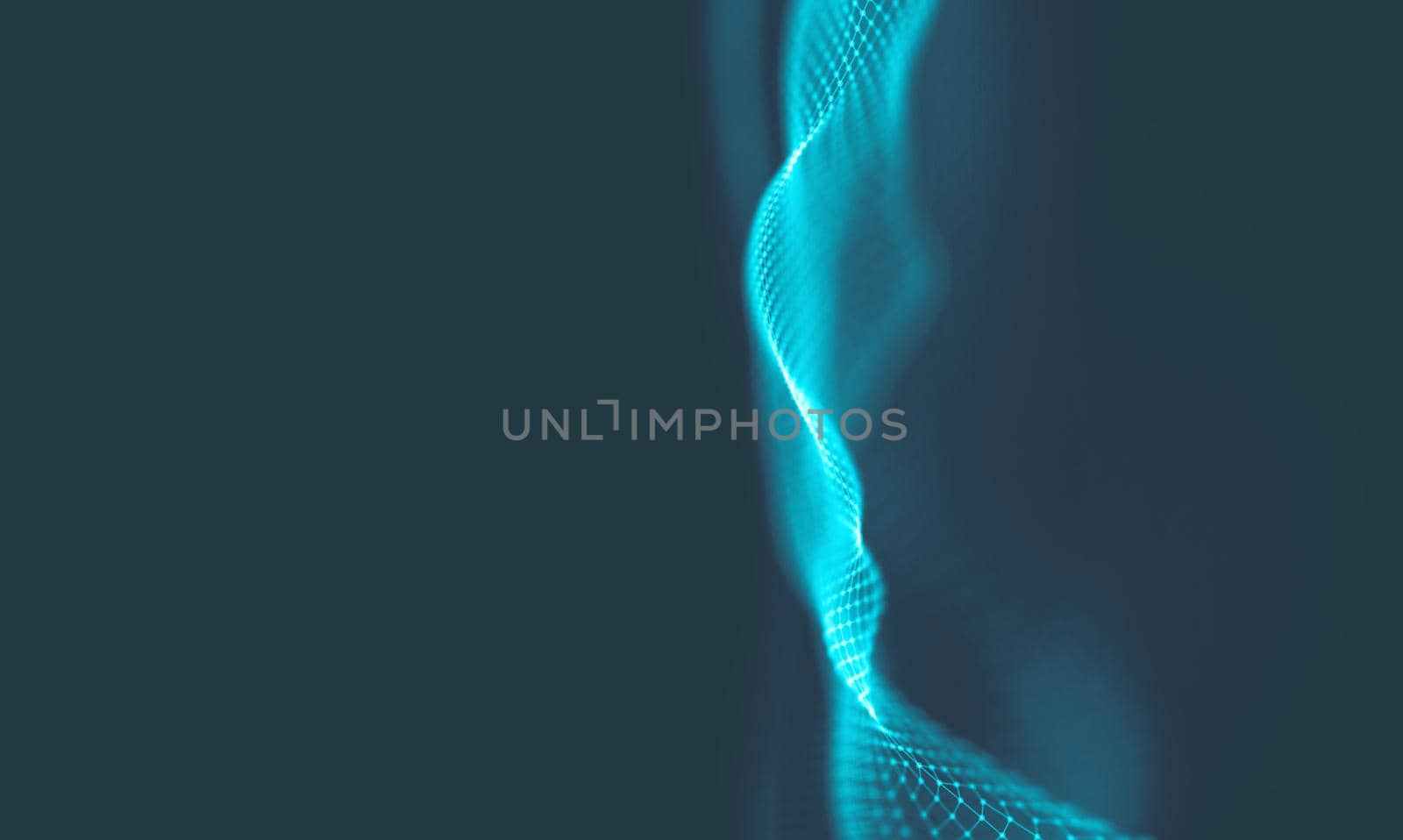  Music background. Big Data Particle Flow Visualisation. Science infographic futuristic illustration. Sound wave.