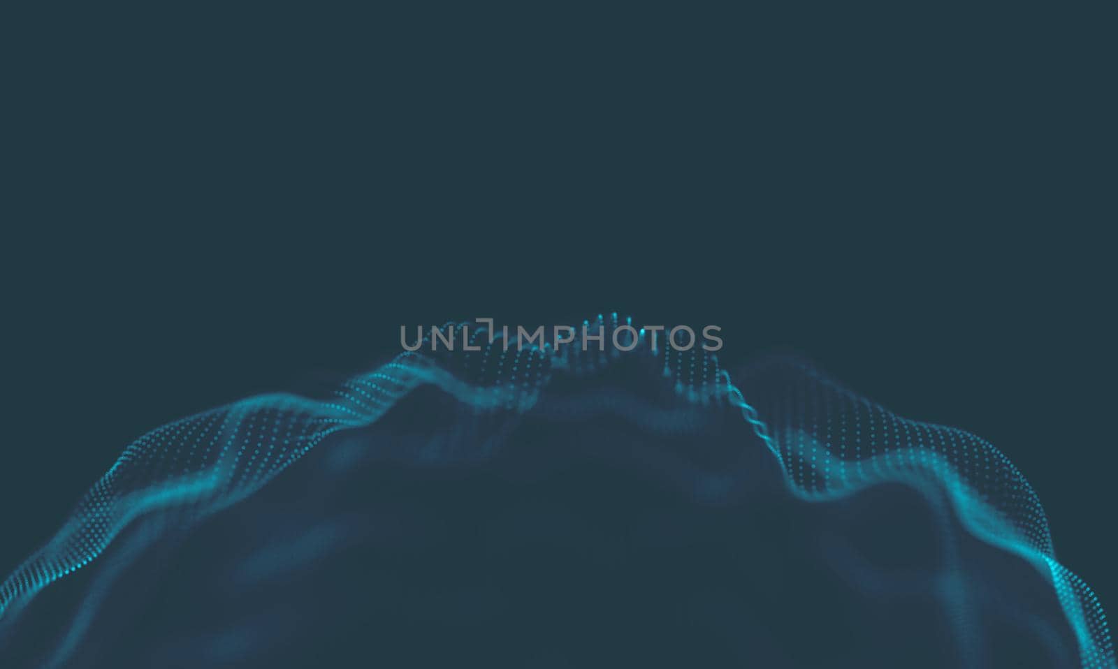  Music background. Big Data Particle Flow Visualisation. Science infographic futuristic illustration. Sound wave.
