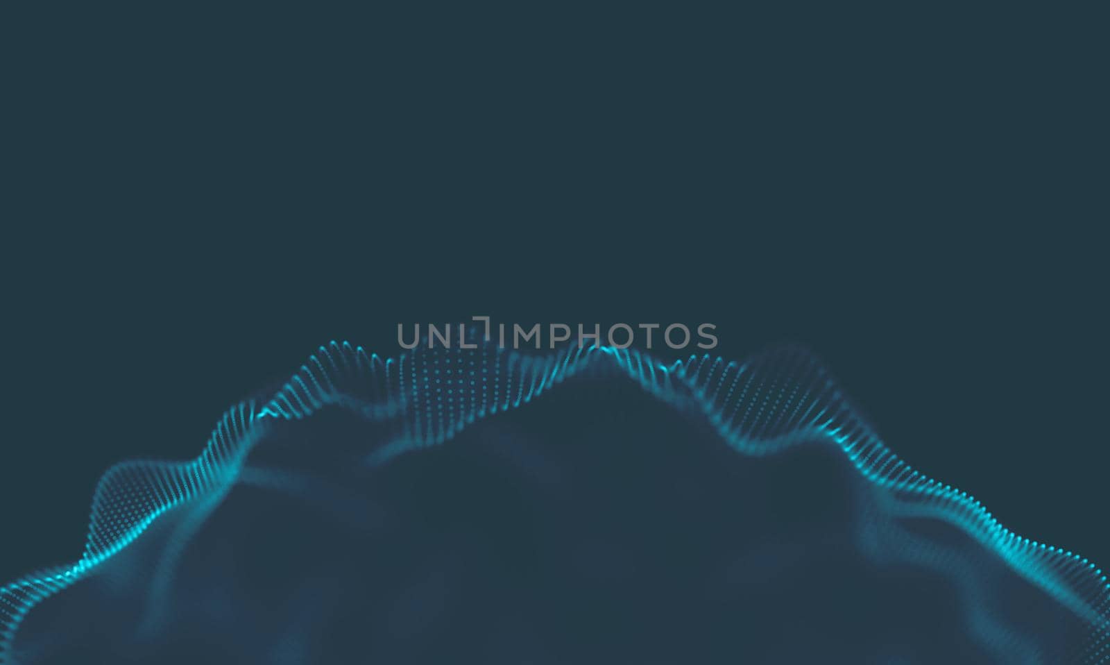  Music background. Big Data Particle Flow Visualisation. Science infographic futuristic illustration. Sound wave.