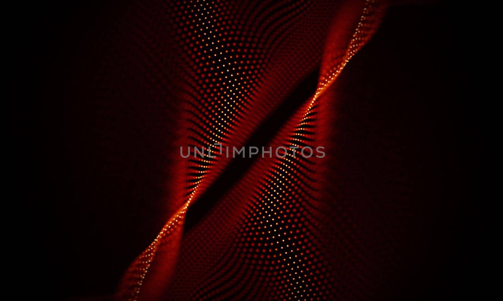 Abstract Black Geometrical Background . Connection structure. Science background. Futuristic Technology HUD Element . onnecting dots and lines . Big data visualization and Business .