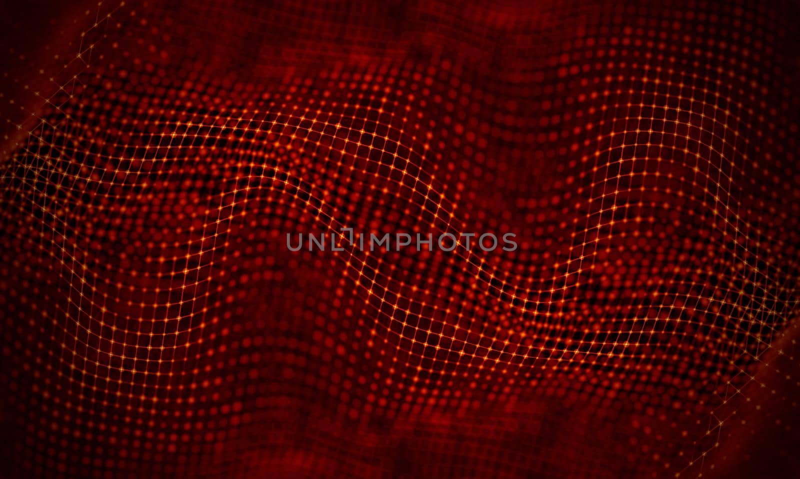Abstract Black Geometrical Background . Connection structure. Science background. Futuristic Technology HUD Element . onnecting dots and lines . Big data visualization and Business .