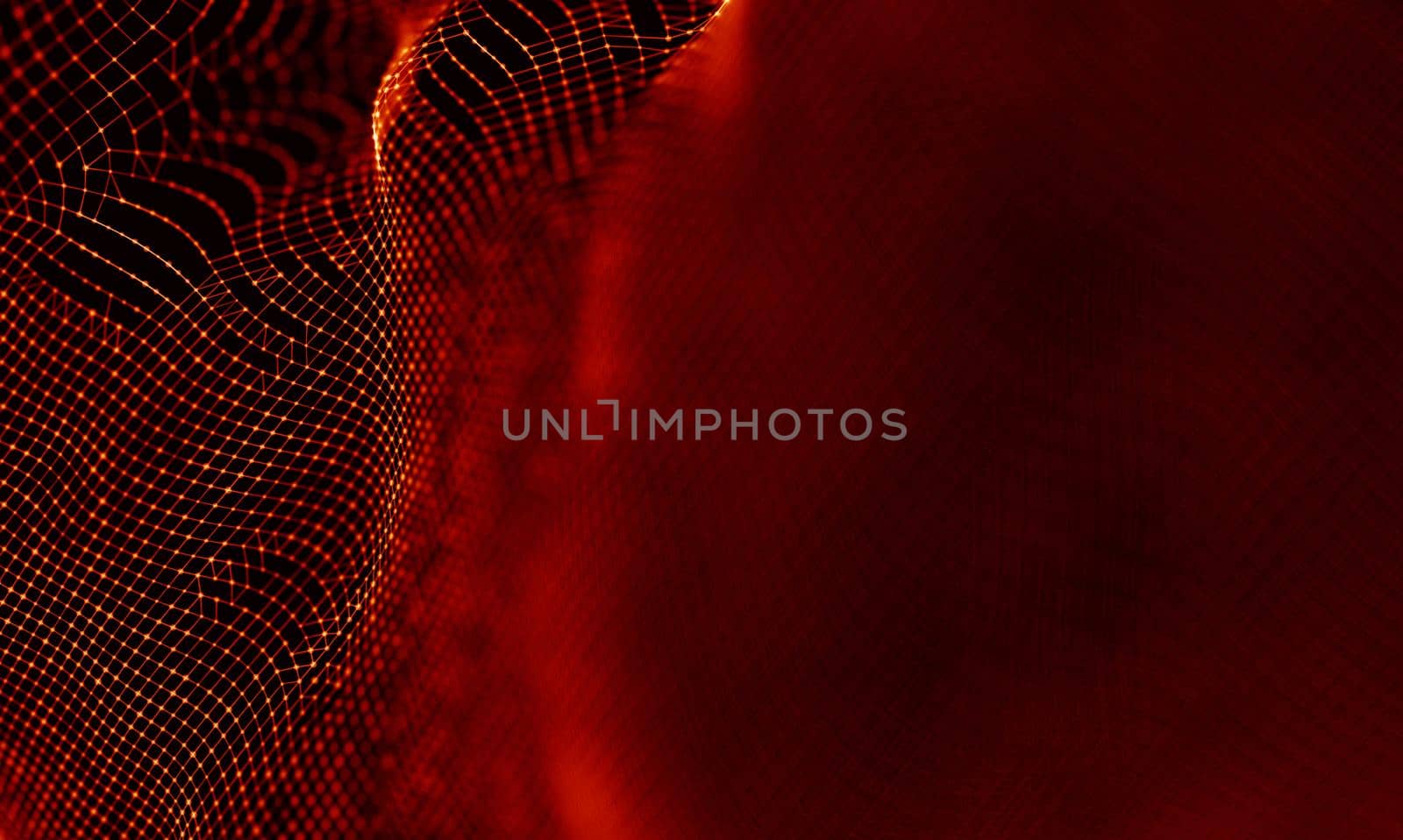 Abstract Black Geometrical Background . Connection structure. Science background. Futuristic Technology HUD Element . onnecting dots and lines . Big data visualization and Business .