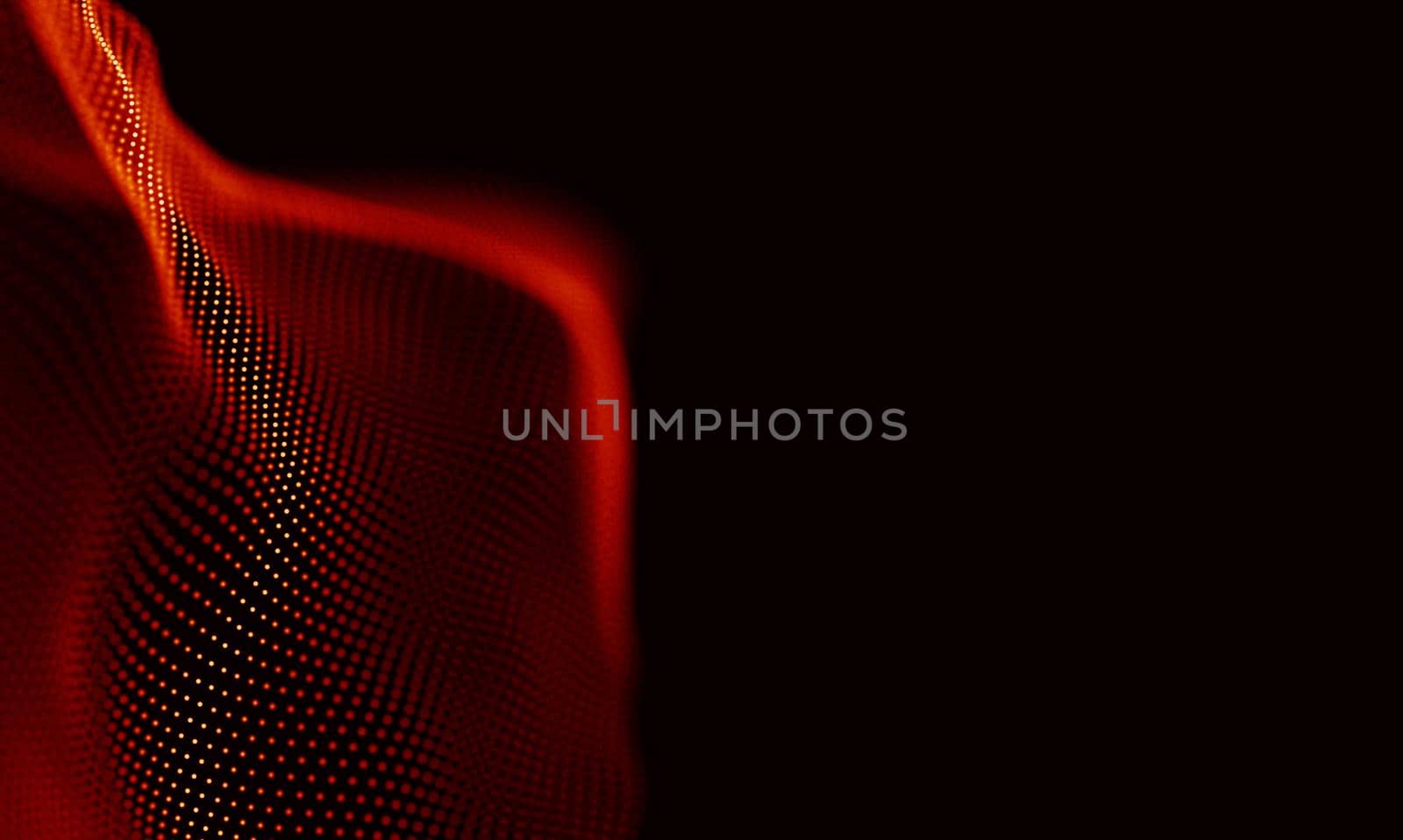 Abstract Black Geometrical Background . Connection structure. Science background. Futuristic Technology HUD Element . onnecting dots and lines . Big data visualization and Business .