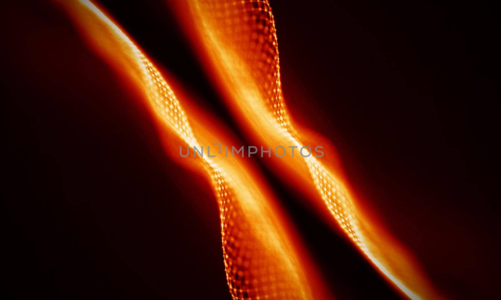 Abstract Black Geometrical Background . Connection structure. Science background. Futuristic Technology HUD Element . onnecting dots and lines . Big data visualization and Business .
