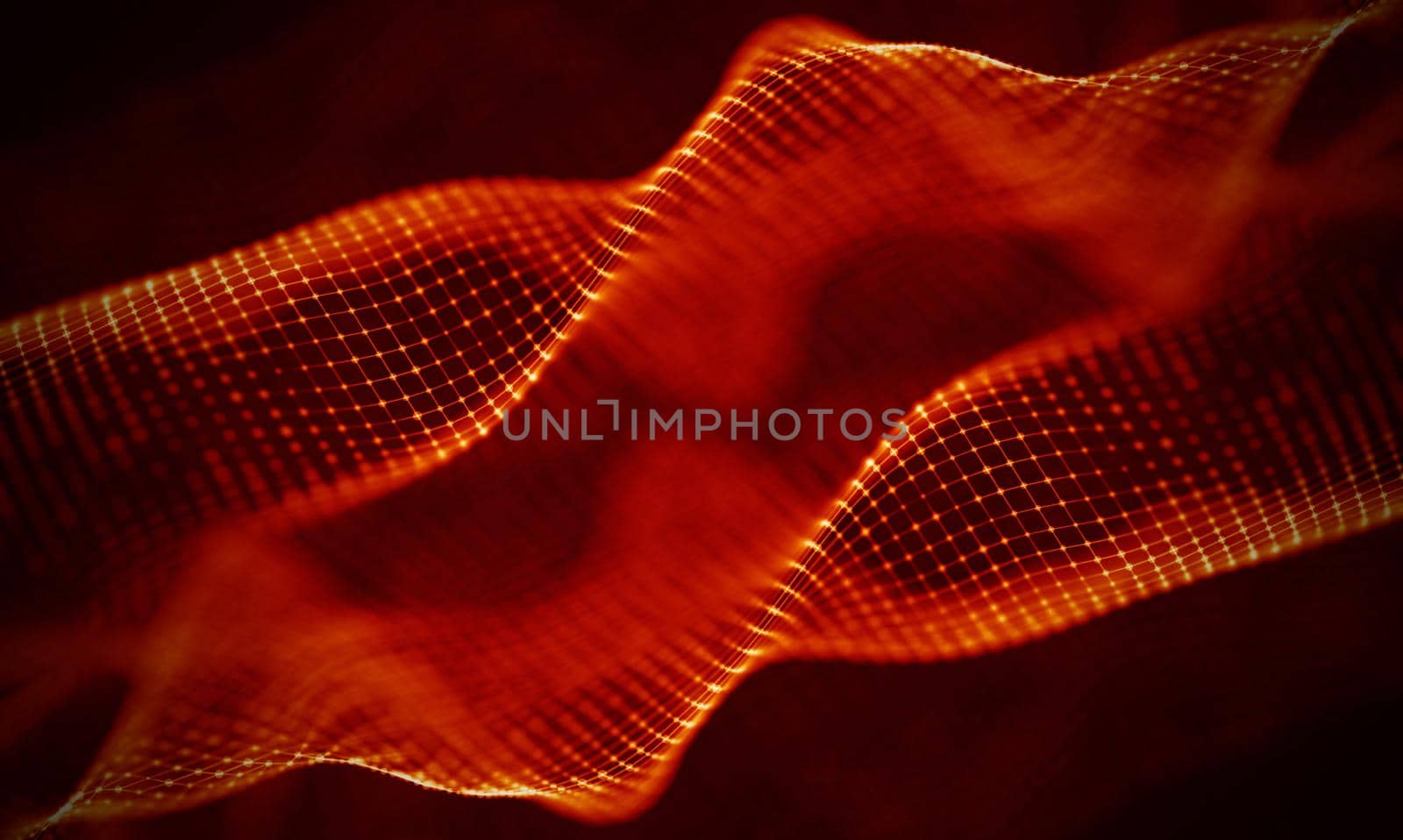 Abstract Black Geometrical Background . Connection structure. Science background. Futuristic Technology HUD Element . onnecting dots and lines . Big data visualization and Business .