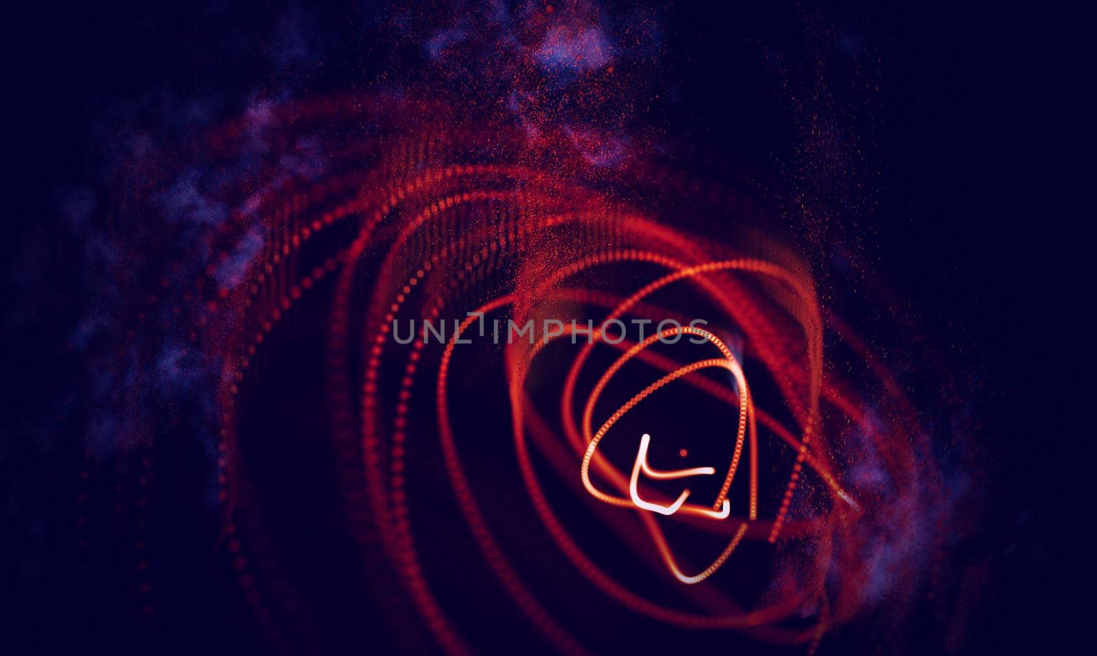 Abstract Black Geometrical Background . Connection structure. Science background. Futuristic Technology HUD Element . onnecting dots and lines . Big data visualization and Business .