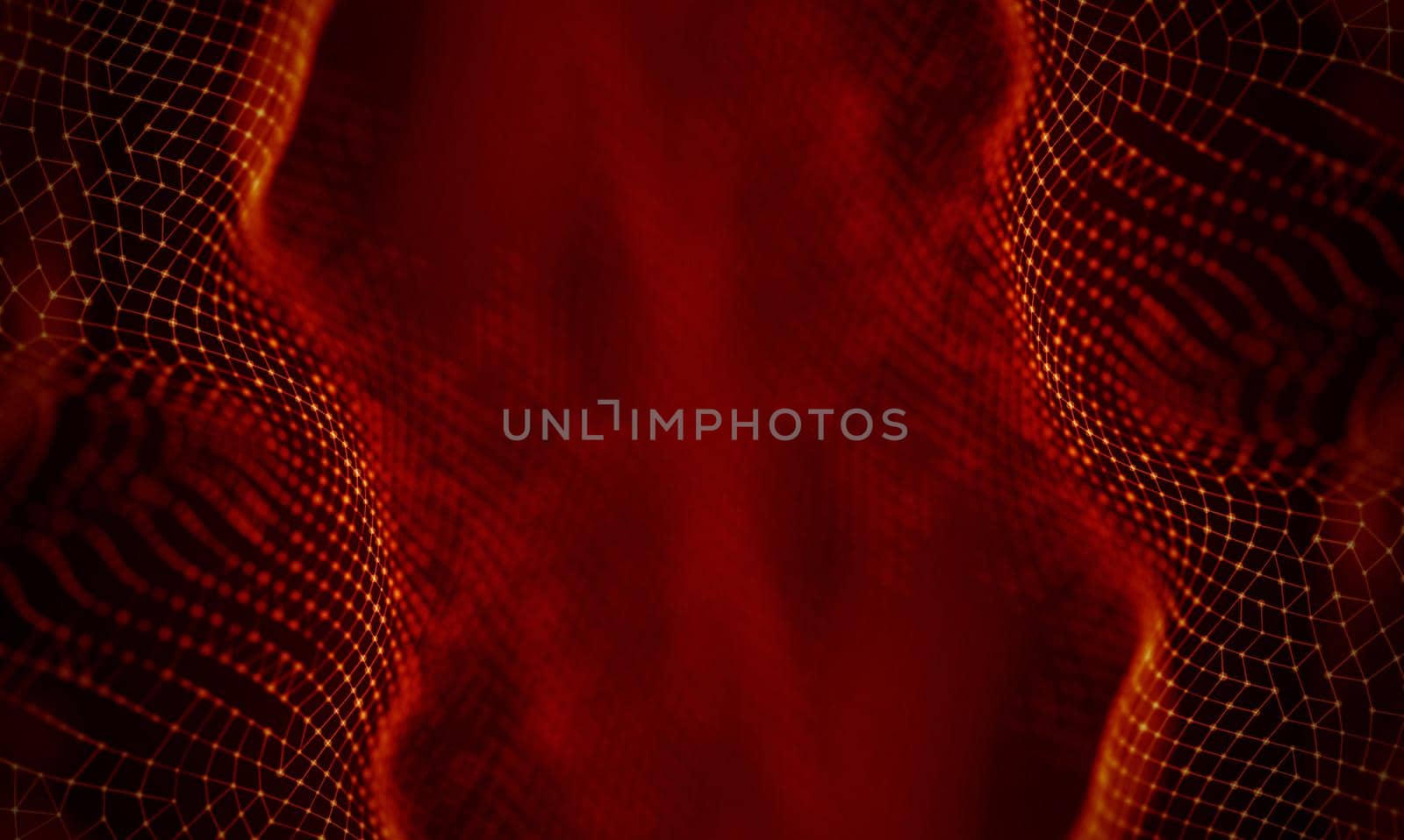 Abstract Black Geometrical Background . Connection structure. Science background. Futuristic Technology HUD Element . onnecting dots and lines . Big data visualization and Business .