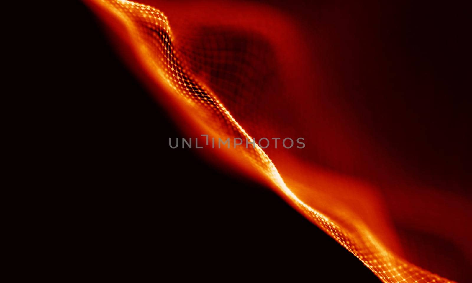 Abstract Black Geometrical Background . Connection structure. Science background. Futuristic Technology HUD Element . onnecting dots and lines . Big data visualization and Business .