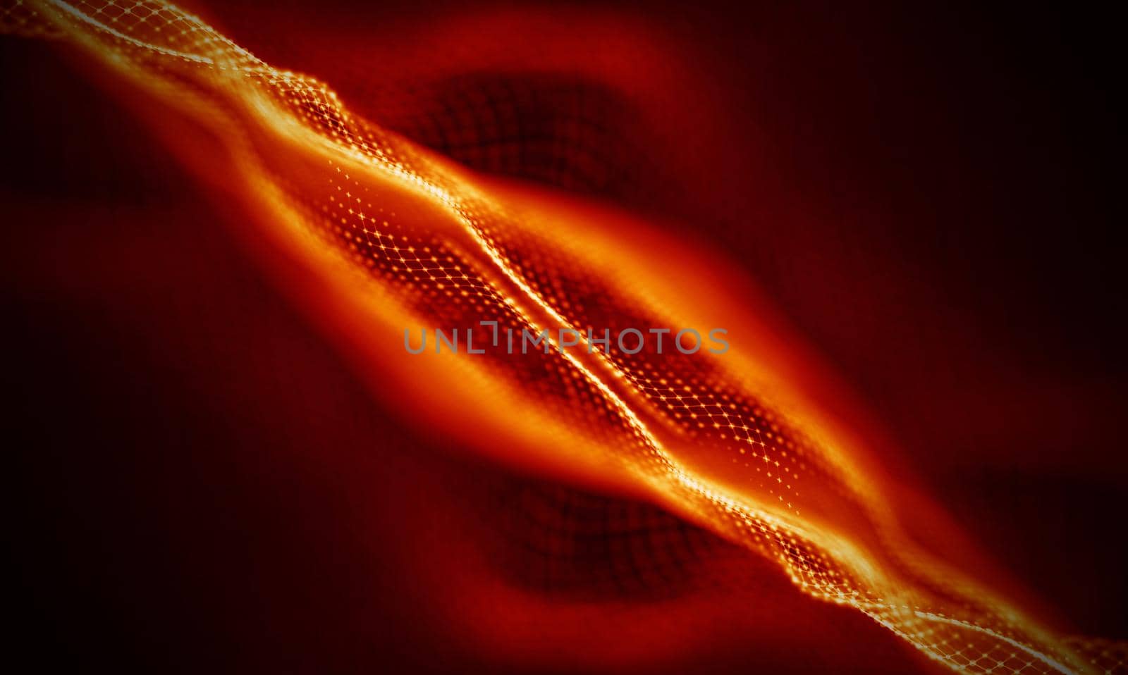 Abstract Black Geometrical Background . Connection structure. Science background. Futuristic Technology HUD Element . onnecting dots and lines . Big data visualization and Business .