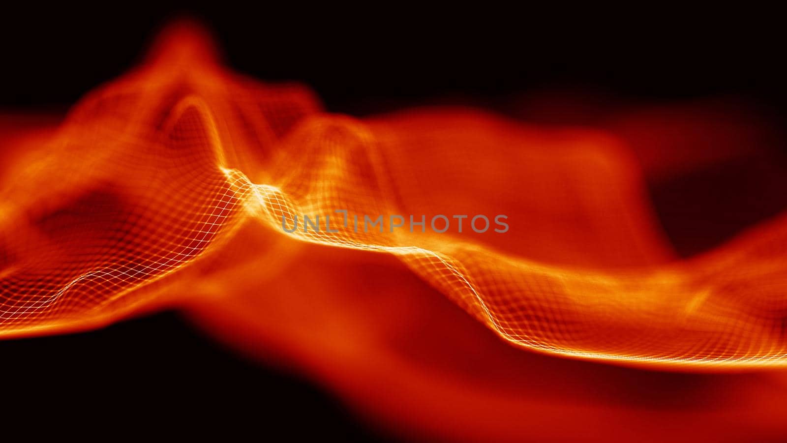Abstract Red Geometrical Background . Connection structure. Science background. Futuristic Technology HUD Element . ?onnecting dots and lines .