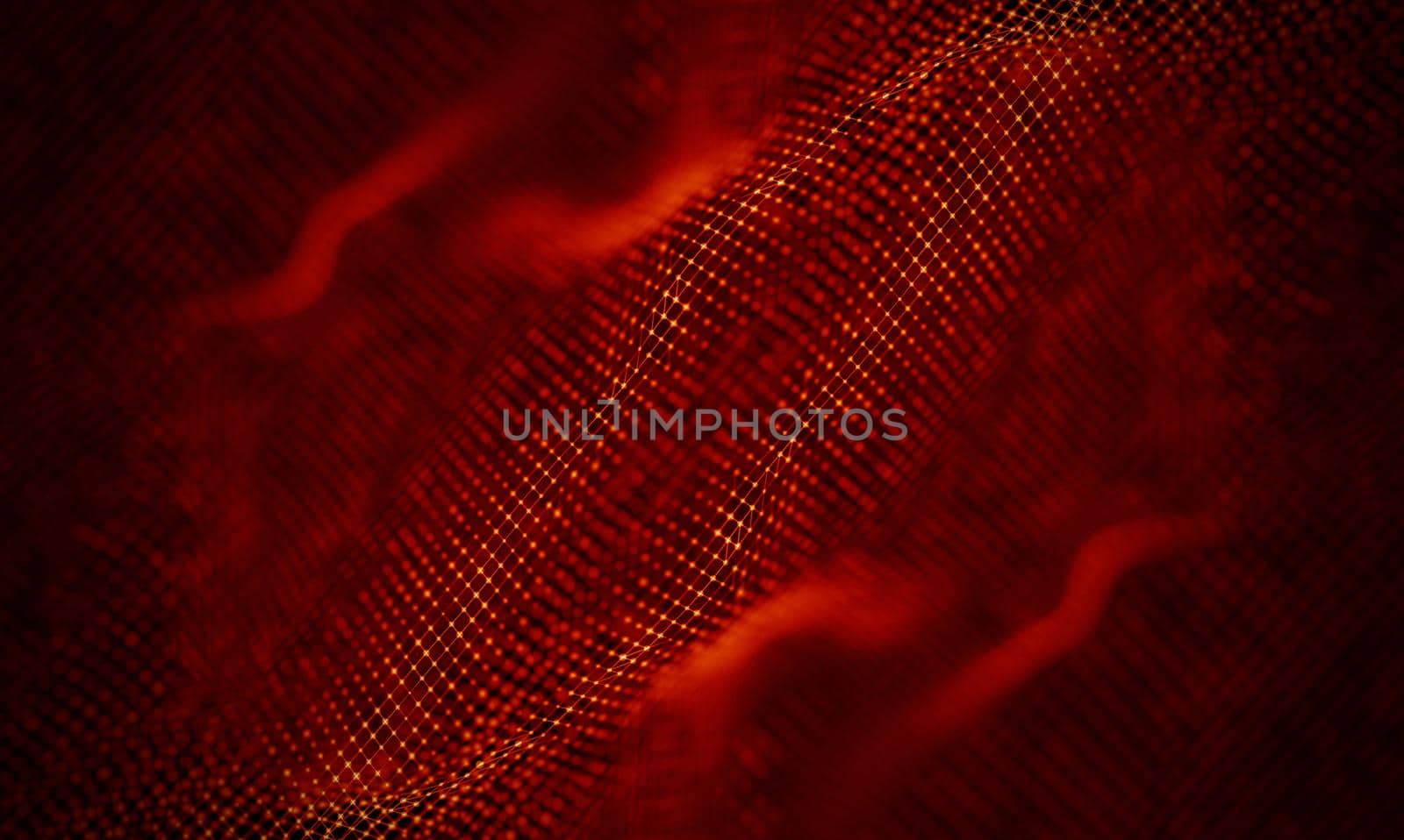 Abstract Black Geometrical Background . Connection structure. Science background. Futuristic Technology HUD Element . onnecting dots and lines . Big data visualization and Business .