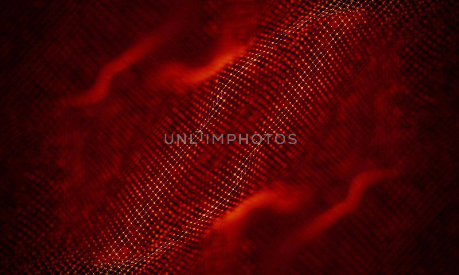 Abstract Black Geometrical Background . Connection structure. Science background. Futuristic Technology HUD Element . onnecting dots and lines . Big data visualization and Business .