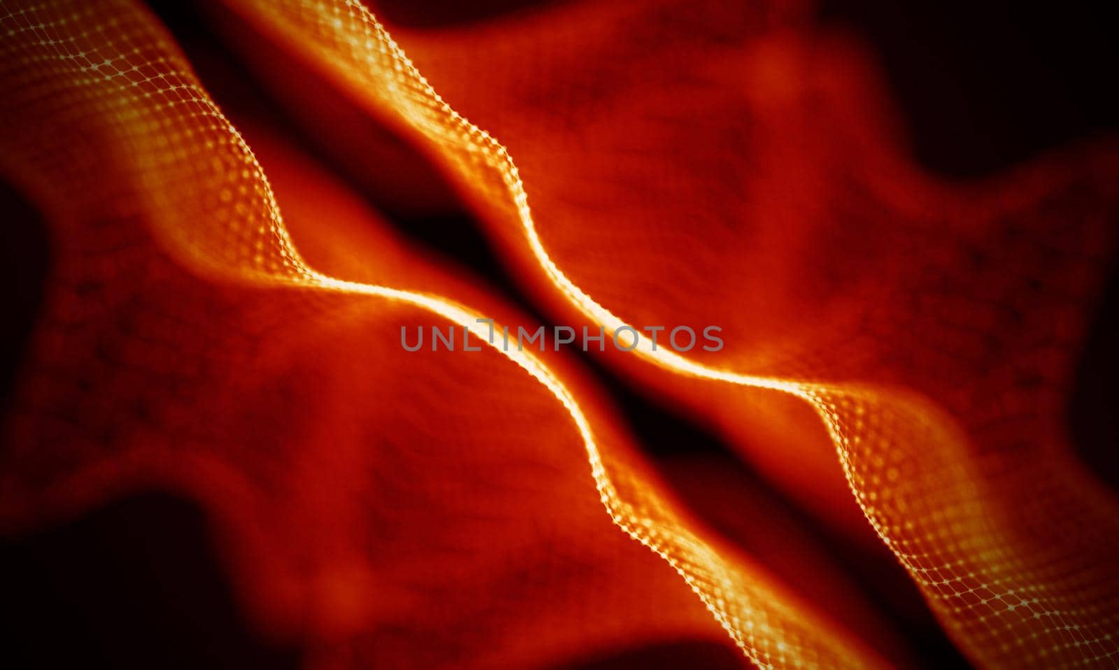Abstract Black Geometrical Background . Connection structure. Science background. Futuristic Technology HUD Element . onnecting dots and lines . Big data visualization and Business .
