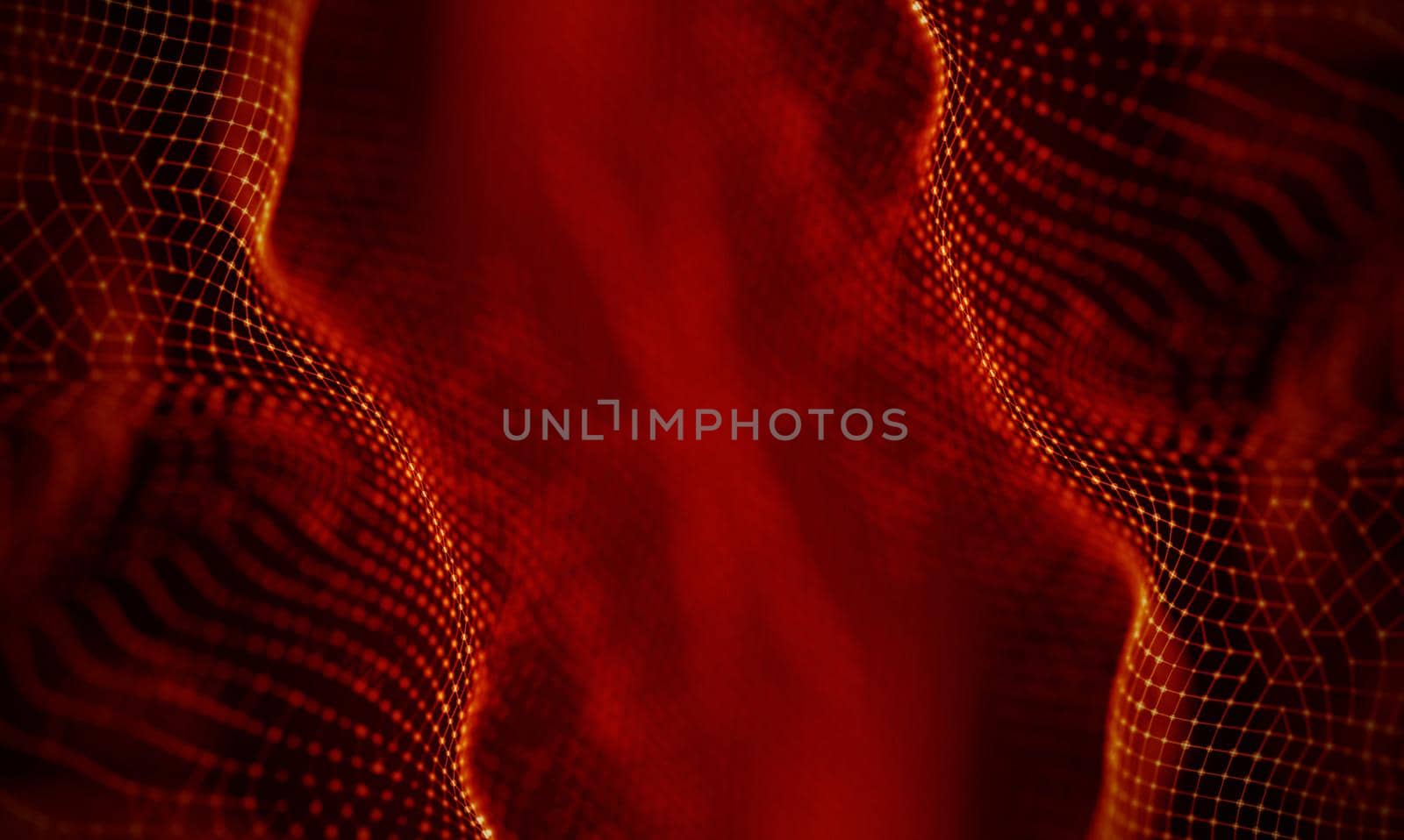 Abstract Black Geometrical Background . Connection structure. Science background. Futuristic Technology HUD Element . onnecting dots and lines . Big data visualization and Business .