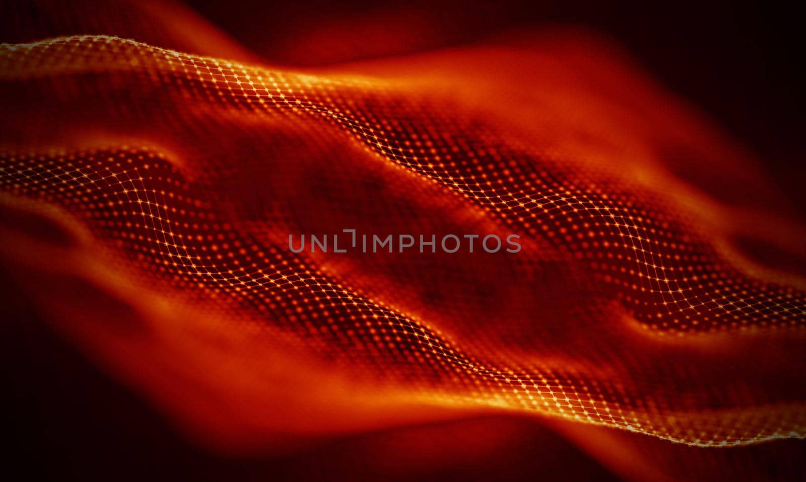 Abstract Black Geometrical Background . Connection structure. Science background. Futuristic Technology HUD Element . onnecting dots and lines . Big data visualization and Business .