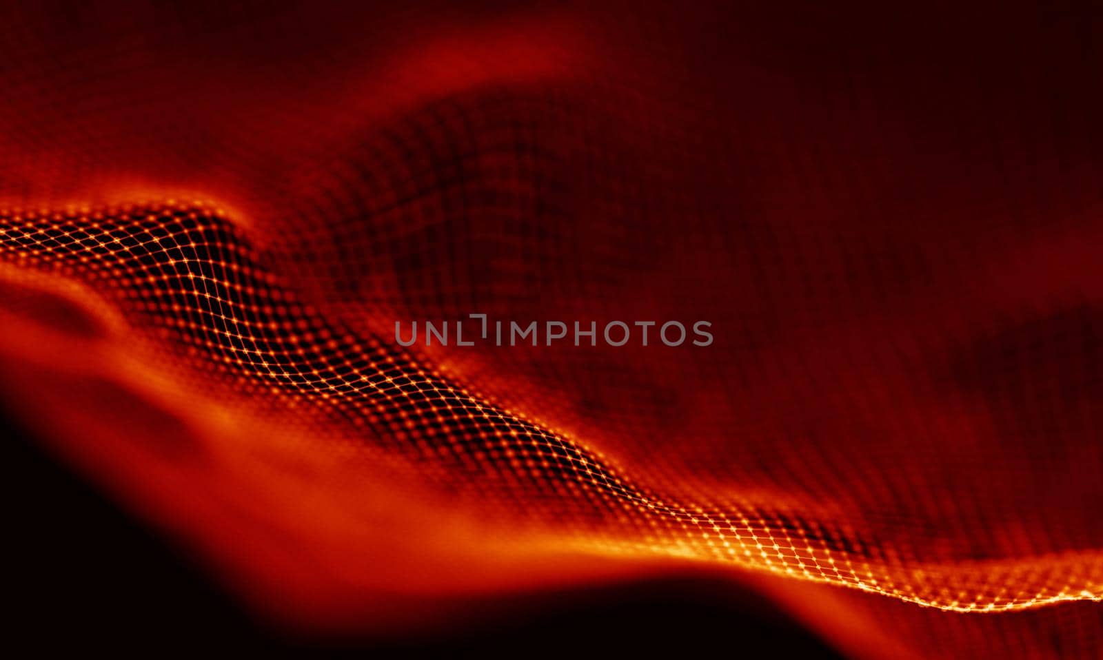 Abstract Black Geometrical Background . Connection structure. Science background. Futuristic Technology HUD Element . onnecting dots and lines . Big data visualization and Business .
