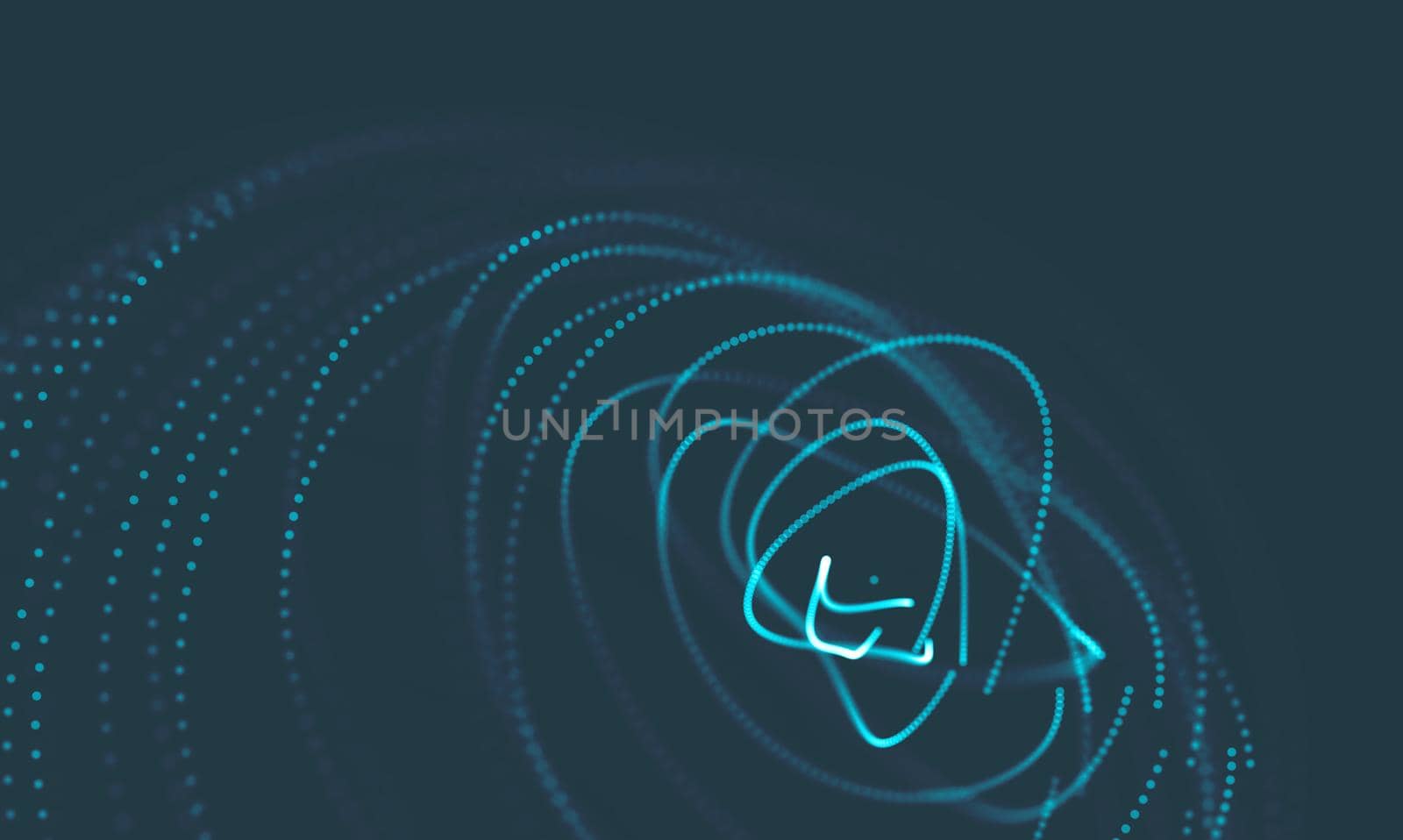  Music background. Big Data Particle Flow Visualisation. Science infographic futuristic illustration. Sound wave.