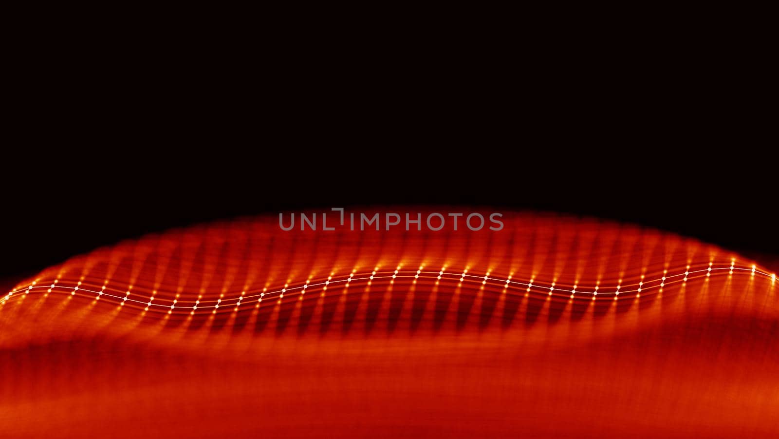Abstract Red Geometrical Background . Connection structure. Science background. Futuristic Technology HUD Element . ?onnecting dots and lines .