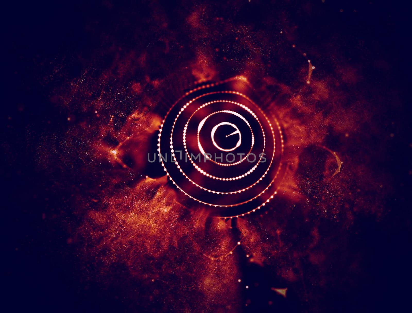 Abstract 3d Illuminated distorted Mesh Sphere . Neon Sign . Futuristic Technology HUD Element . Elegant Abstract Destroyed Sphere . Big data visualization .